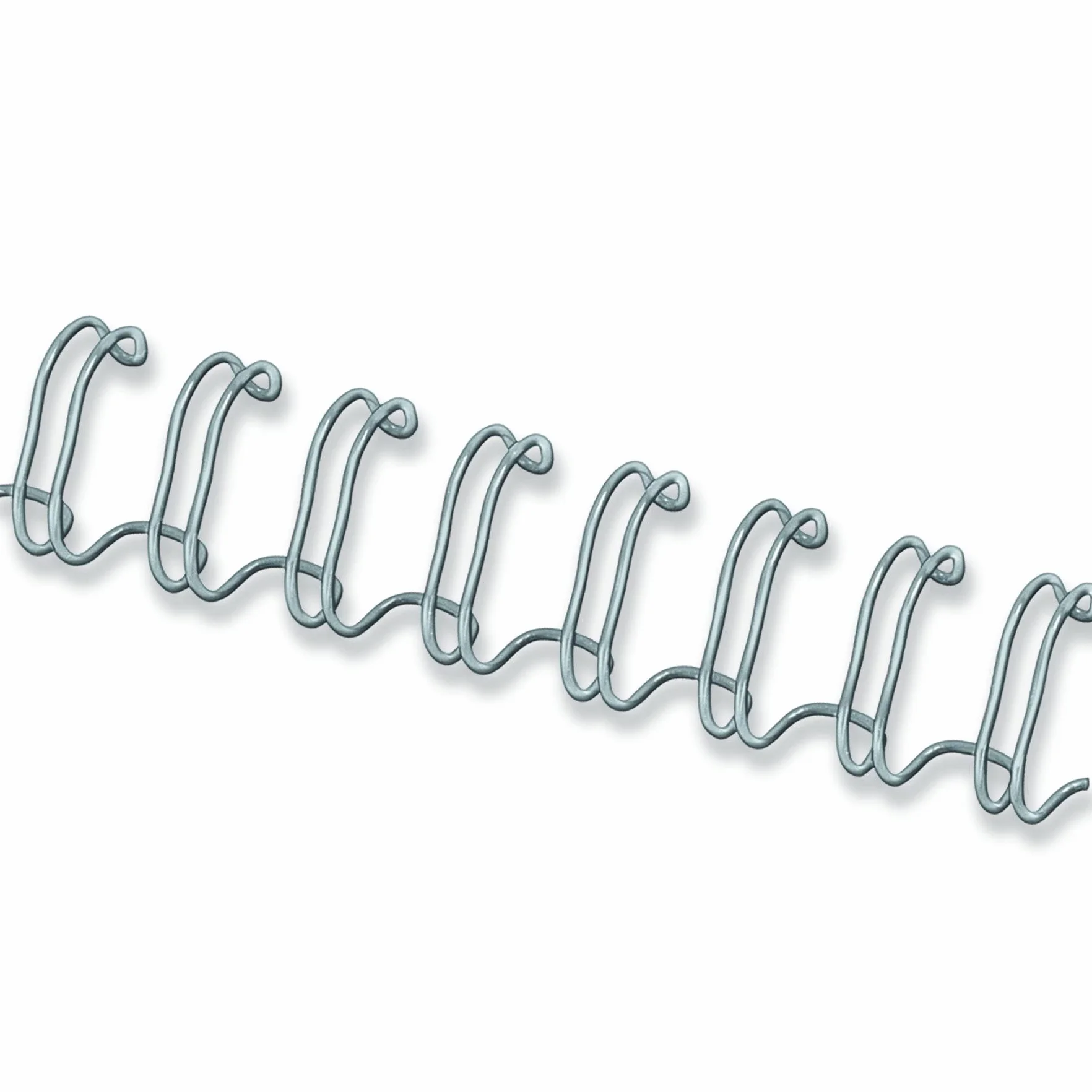 Fellowes 5327901 Dorsi Metallici per Rilegatura, 34 Fori, Passo 3:1, 10 mm, Confezione da 100 Pezzi, Silver