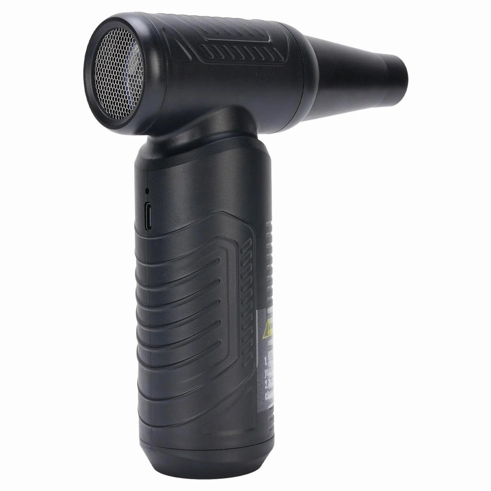 Rengue Soffiatore Ad Aria Compressa 130000RPM, Aspiratore Elettrico 3 Velocità, Batteria 6000mAh Senza Fili con Indicatore di Ricarica, Luce LED per Pulizia Computer, Auto, Gonfiatore