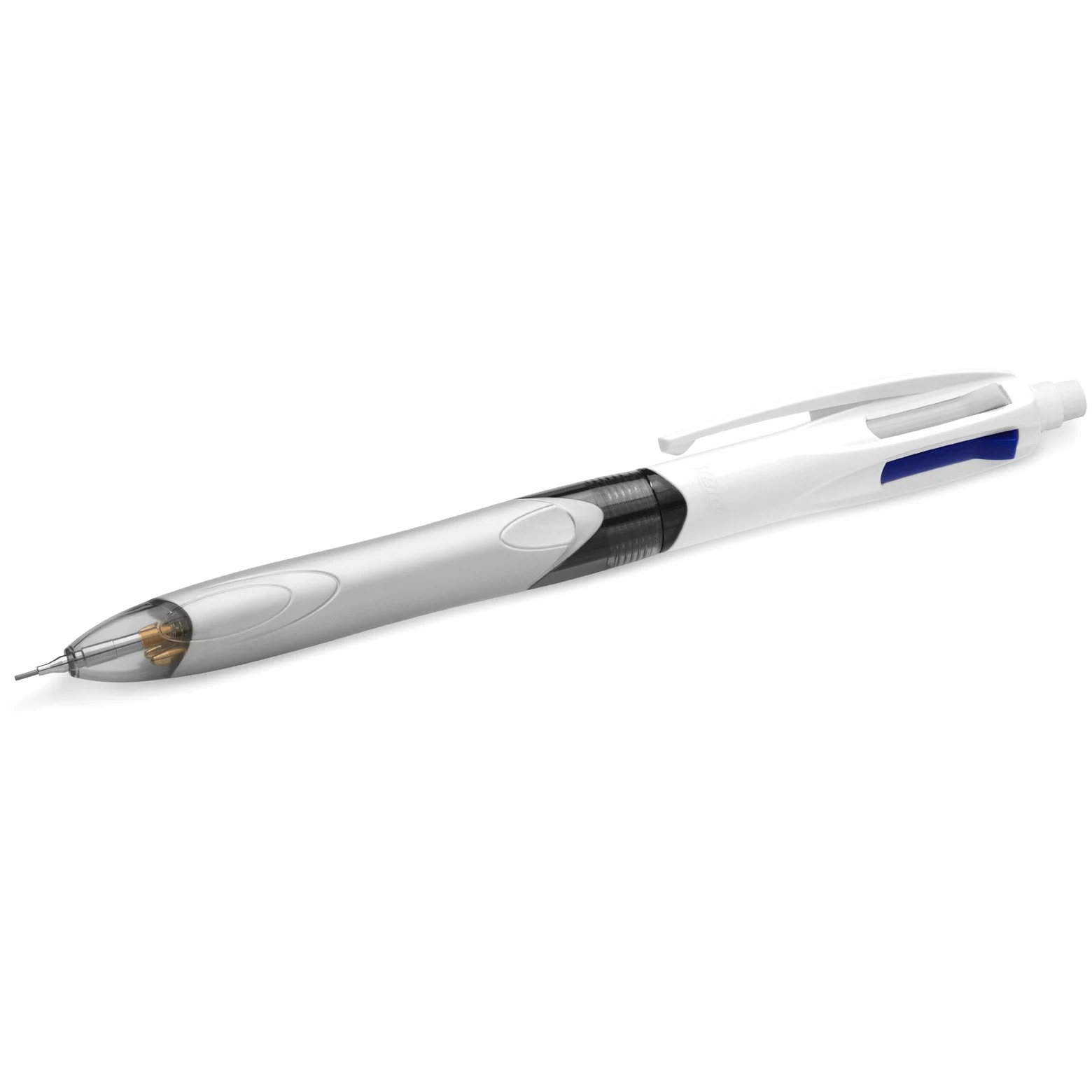 BIC 4 Colori Multifunzione Penna a Sfera a Scatto, 3 Colori (1.0 mm) + 1 Matita Meccanica (0.7 mm), Pacco da 12 Penne & 4 Colori Penne a Sfera a Scatto, Cancelleria Scuola e Ufficio
