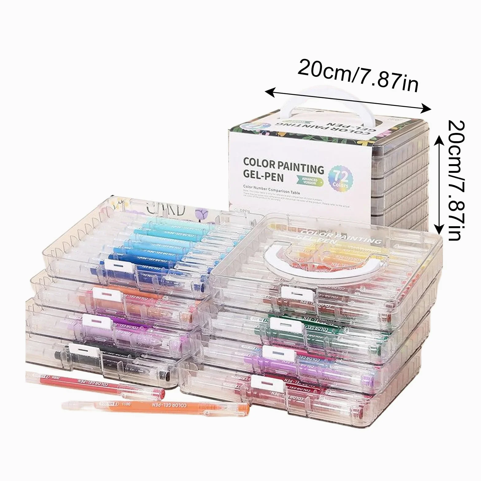 Generico Penne Gel Punta Fine a Rapida Asciugatura, Scrittura Scorrevole | Pennarelli Gel Colorati per Disegno, Scrapbooking, Diario, Biglietti d'Auguri, Attività Scolastiche e Ufficio per Bambini e