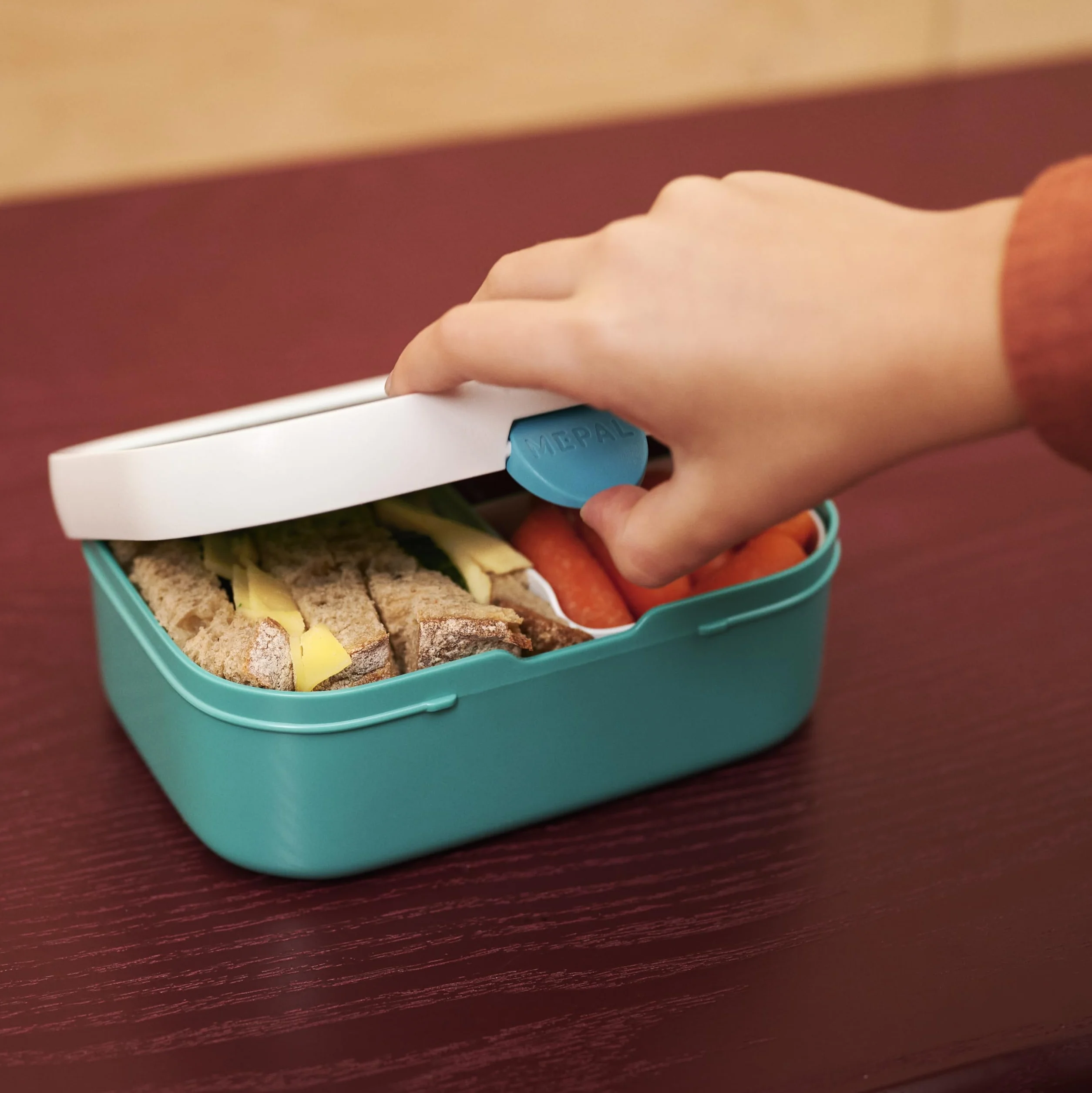 Mepal - Set da Pranzo Campus per Bambini con Borraccia Pop-up e Porta Pranzo - per Scuola o Gite - Privo di BPA - 400 ml + 750 ml - Disney Princess