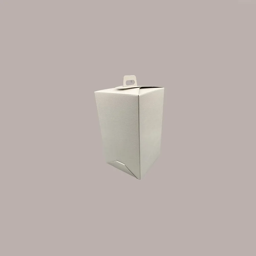 Lucgel Scatola Porta Uovo Cioccolato con Finestra Trasparente 15x15H27 cm - 5 pezzi