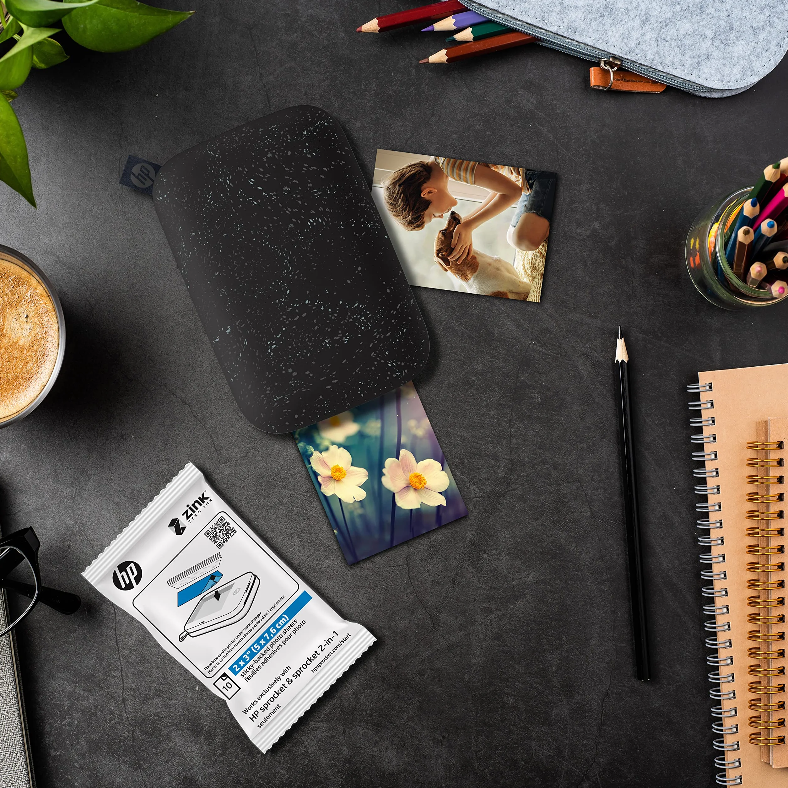 HP Sprocket Carta fotografica adesiva ZINK Premium 5x7.6 cm 50 fogli