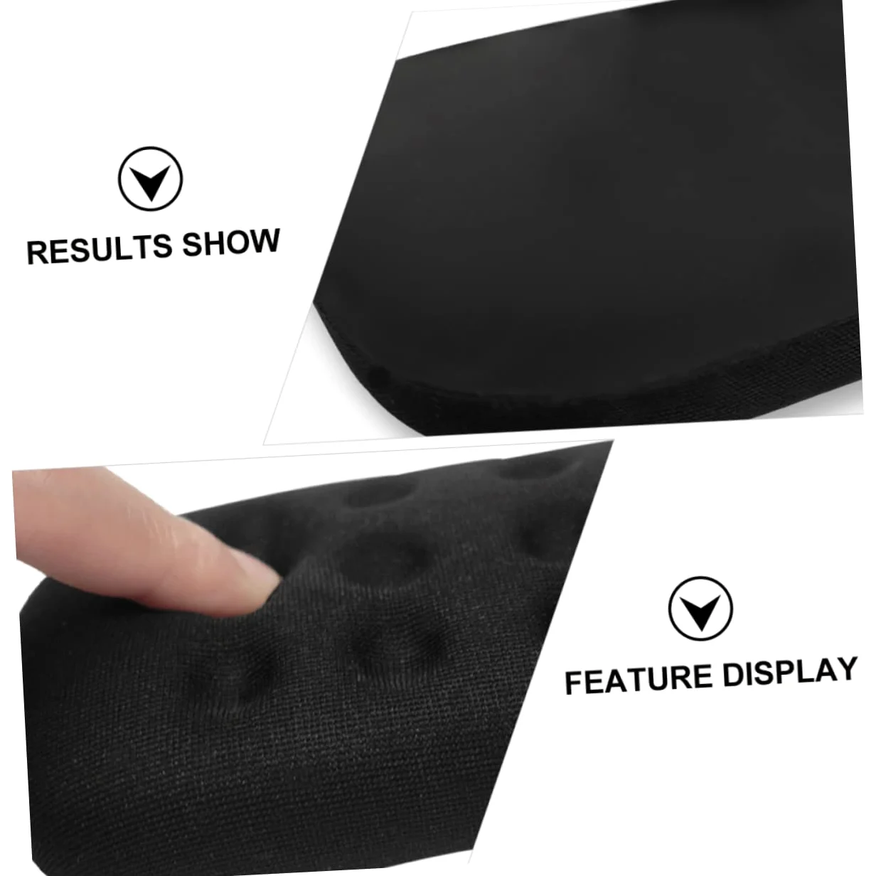 Angoily 3 Pezzi Tappetino Ergonomico per Poggiapolsi per Memory Foam con per Ufficio Comfort per Lavoratori e Gamer Antiscivolo e Resistente