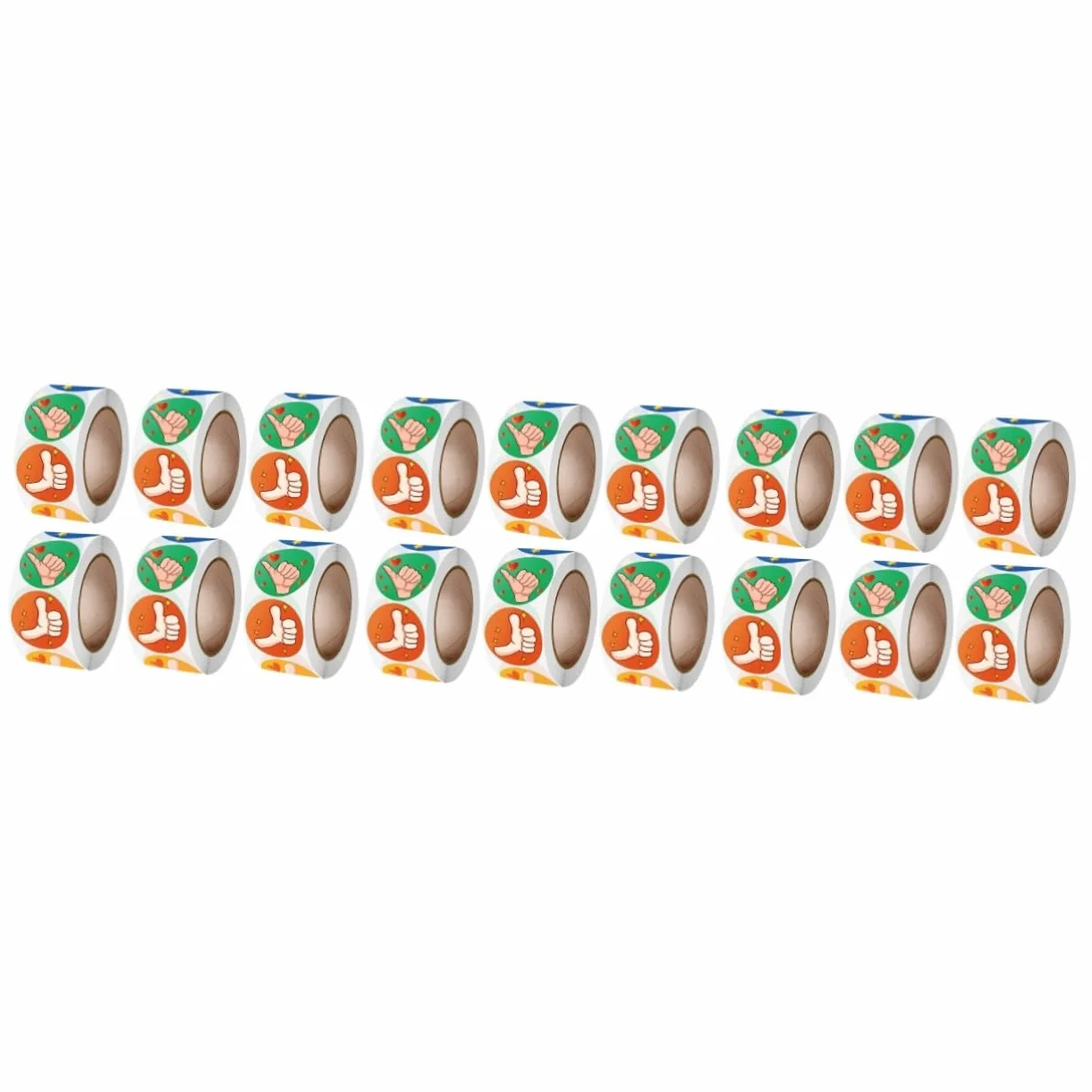 SHINEOFI 18rotoli Adesivi Ricompensa Per Stickers Thumb up Per Insegnanti e Etichette Incentive Creative e Motivazionali Per Abbigliamento e Scolastici