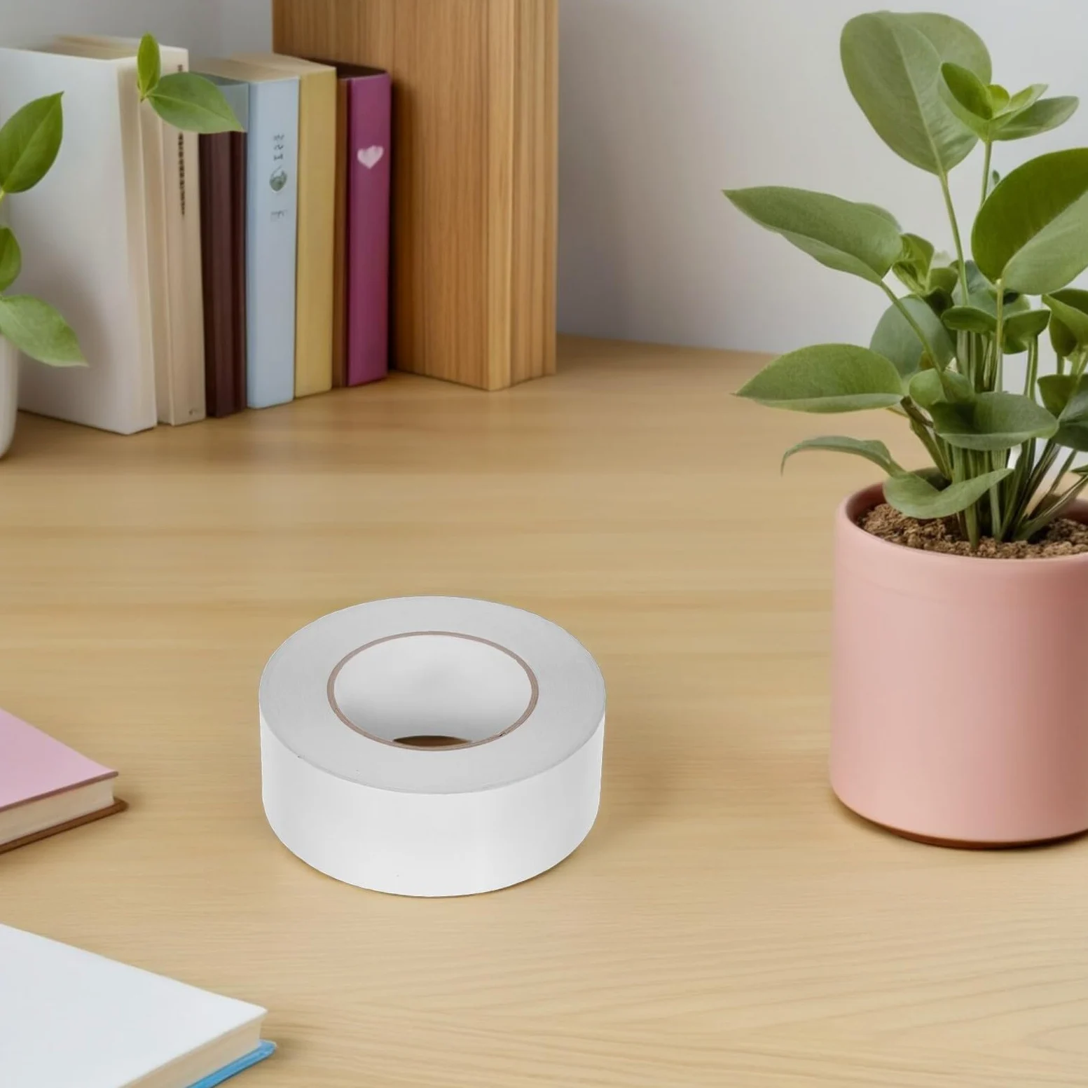 ifundom 1rotolo Nastro Biadesivo Trasparente Forte Adesione senza Residui per Fissaggio Invisibile su Ceramica Pet e Progetti Creativi