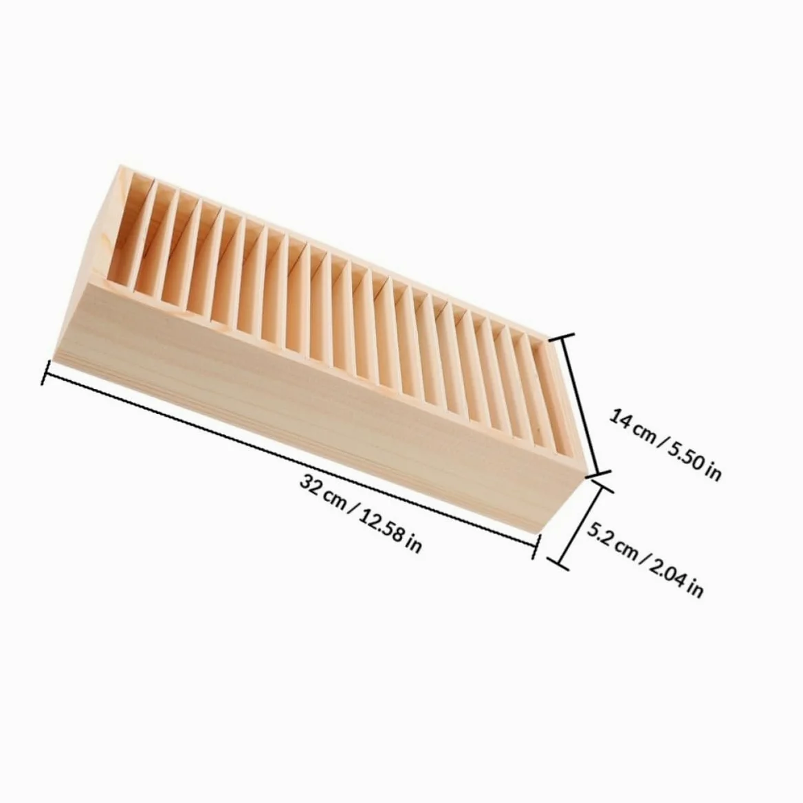 2pezzi Scatola in Legno Multi-scomparti Porta Carte Porta Biglietti da Visita Organizer Rimovibile per Ufficio Casa con Spazio Ampio e Materiale Robusto Naturale