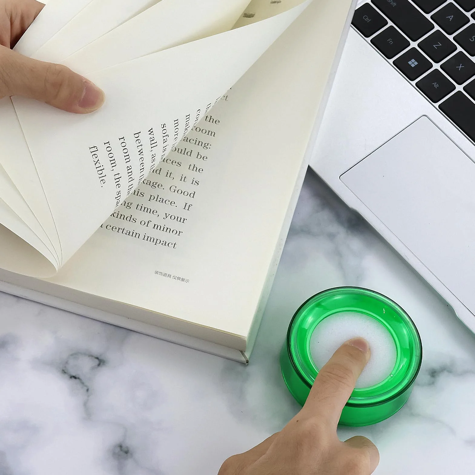Umidificatori per dita in spugna colorata, tamponi rotondi per dita bagnate, custodia per contare denaro