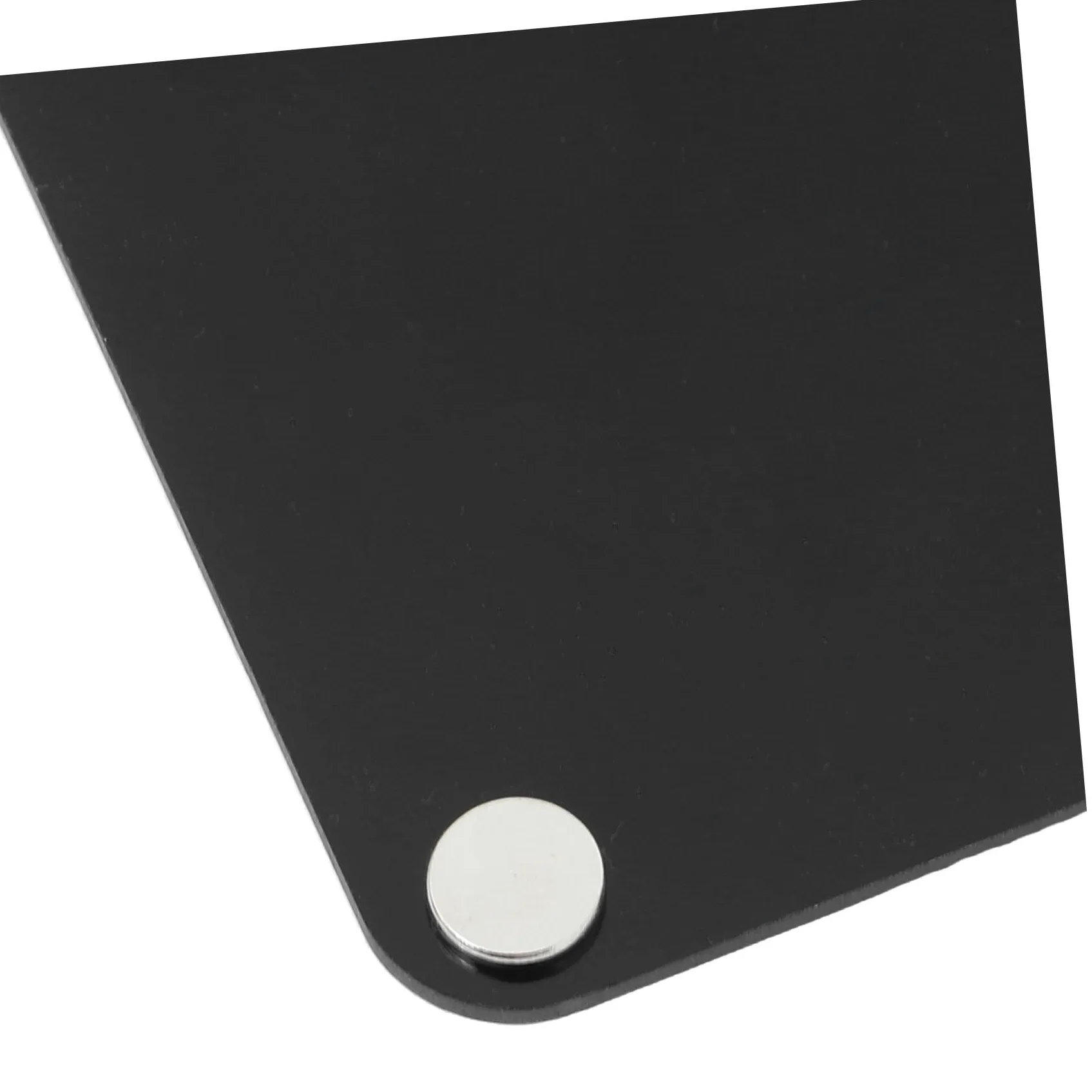 Didiseaon Lavagna Magnetica Memo da Frigorifero in Acrilico, Set 1 Nero | Cancellabile a Secco, per Cucina e Ufficio, Include Marker, Gomma e Magneti