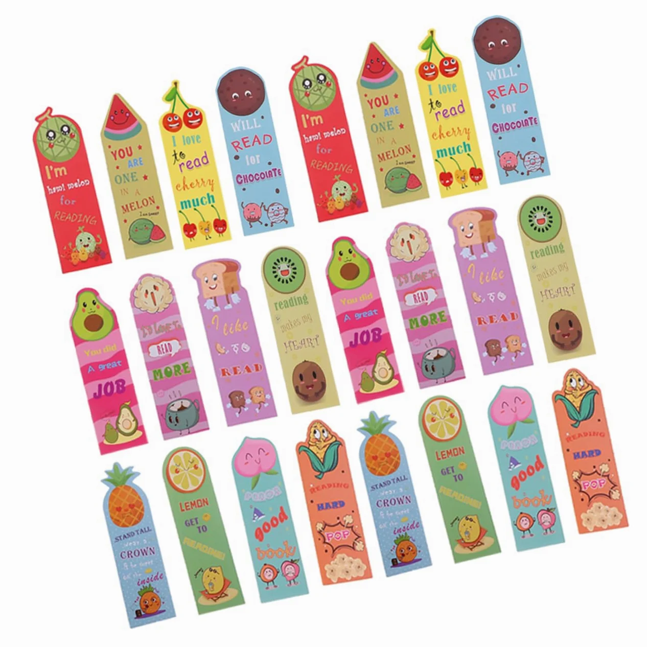 DOITOOL 4 Set Segnalibri Profumati Per Libri Per Ufficio E Scuola Facili Portare E Utilizzare Design Carino E Chic Accessori Pratici Per Lettori E Studenti 36 Pezzi * 4