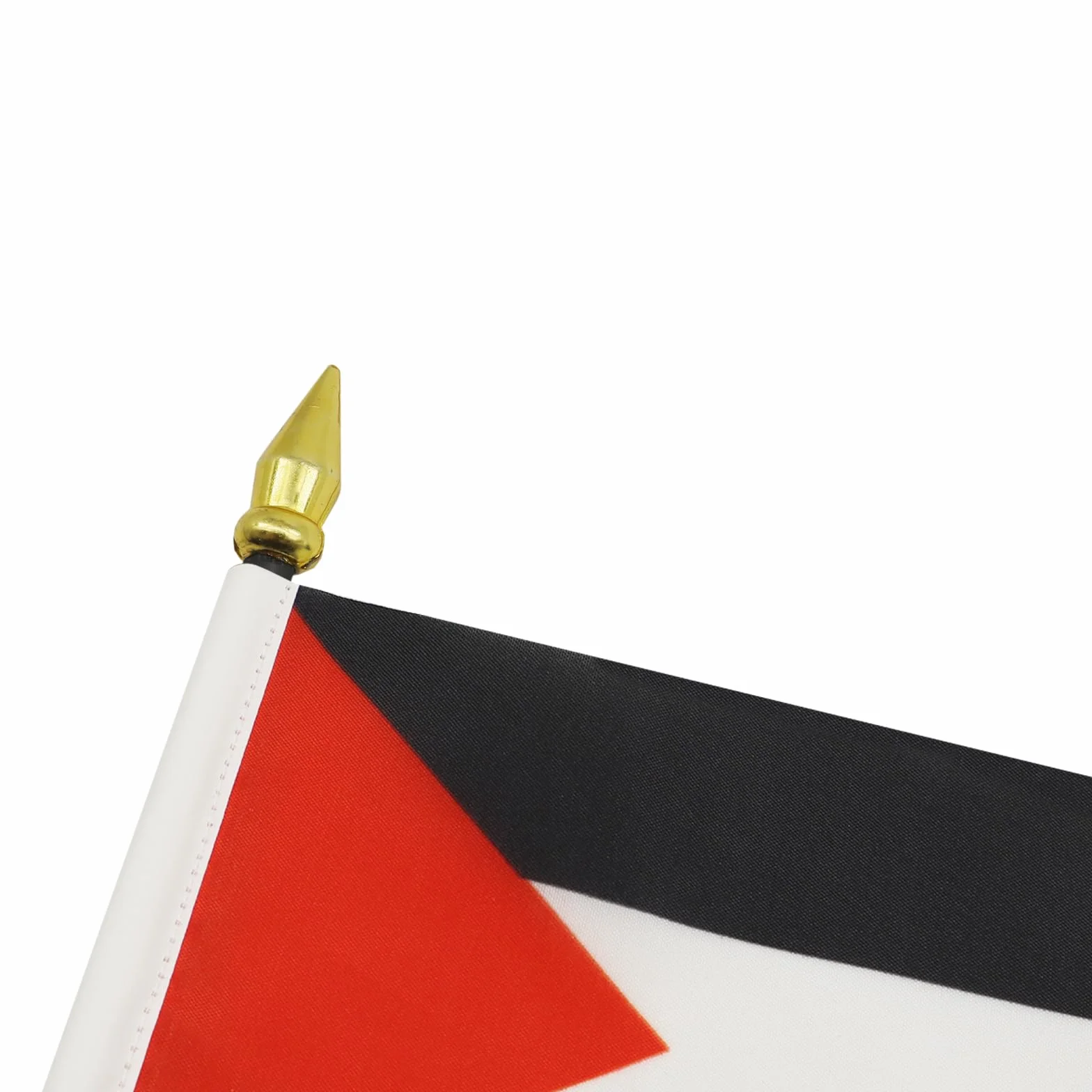 AZ FLAG Bandiera da Tavolo Palestina 15x10cm Punta Dorata