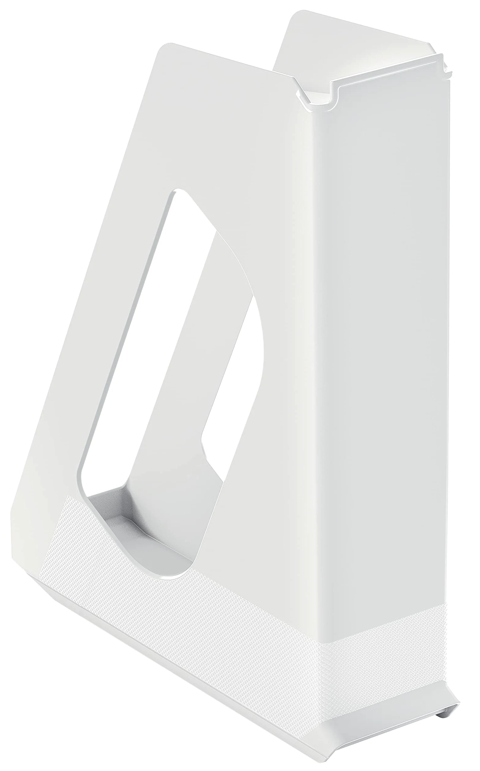 Esselte VIVIDA 628215 - Set di 10 raccoglitori in formato A4, ideali per volantini, brochure, documenti, cartelline e cucitrici, in plastica resistente, bianco, confezione da 10 pezzi
