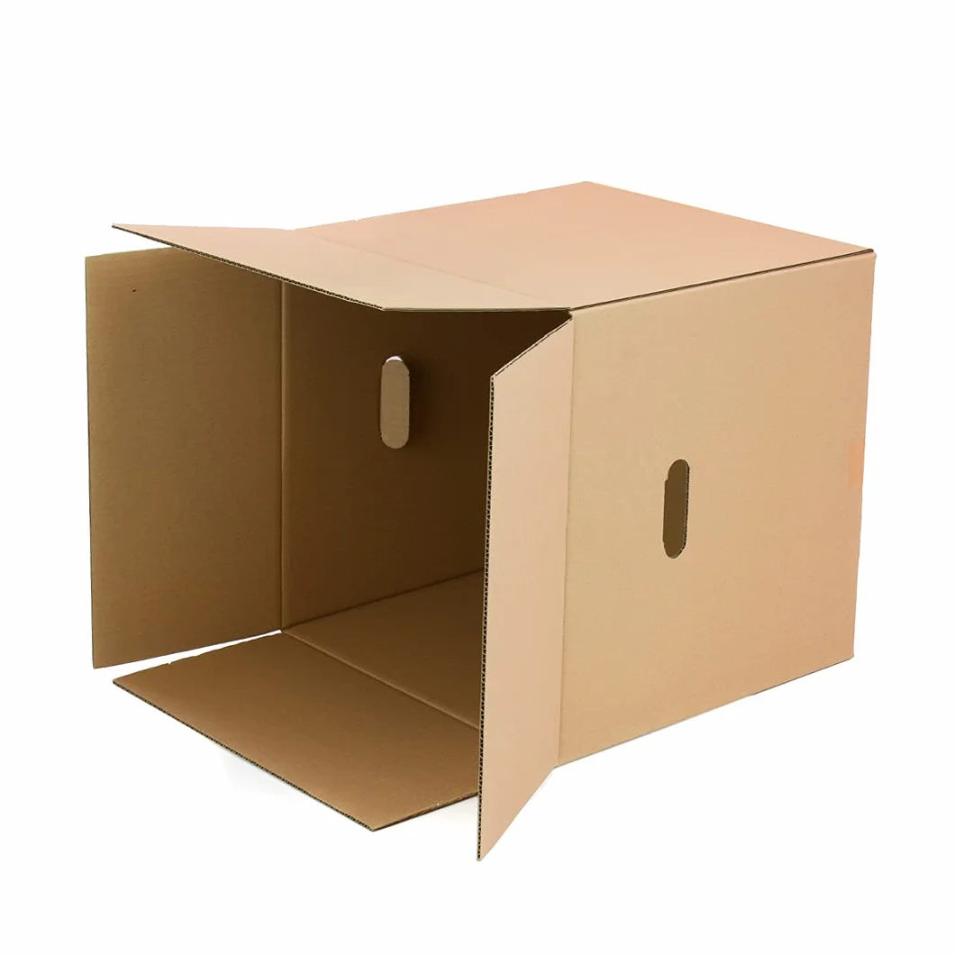 Confezione da 10 scatole di cartone Trasporti, scatola con manici per una facile manipolazione, dimensioni 40x40x40 cm, scatola cartone ultra resistente, 100% ecologico