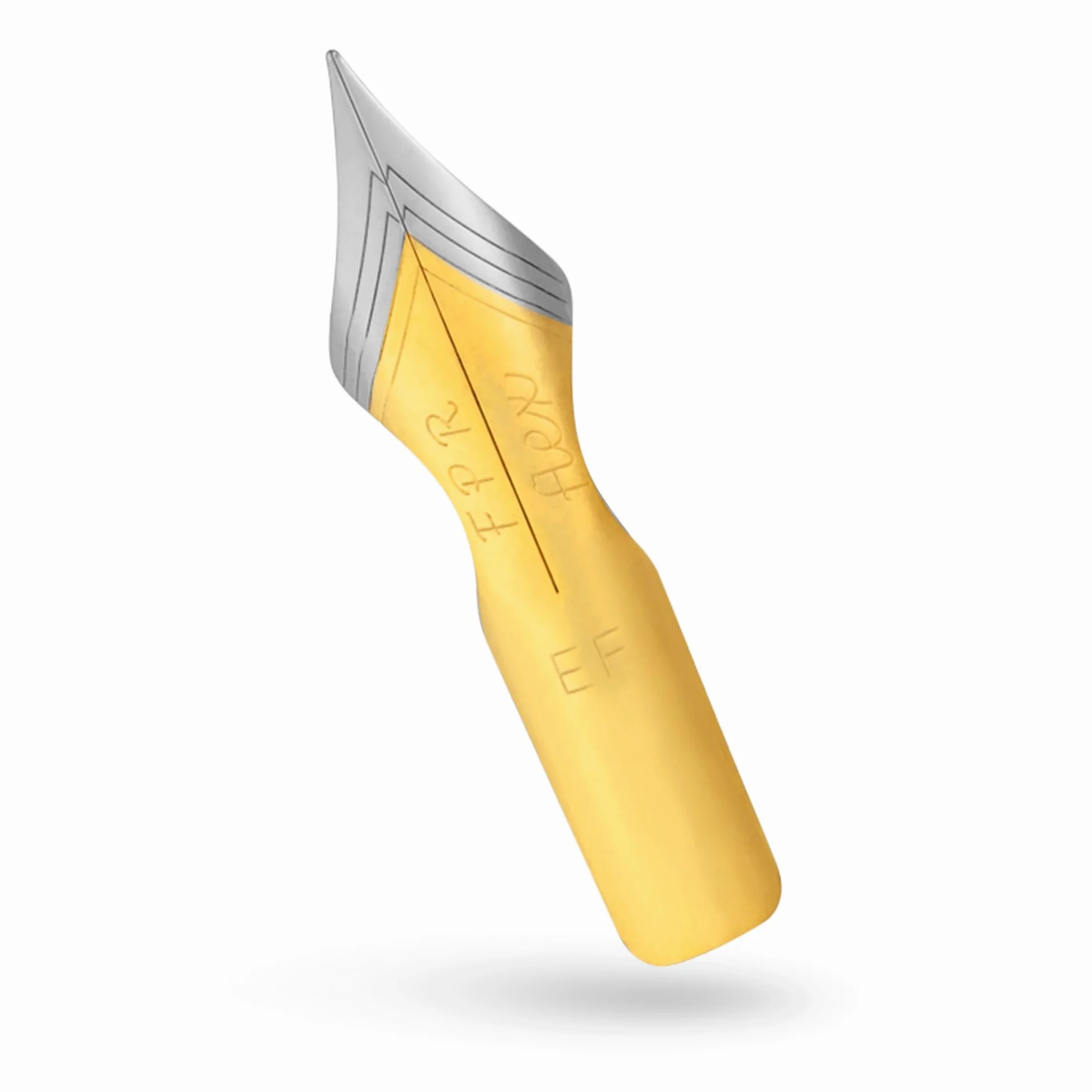 FPR #6 Due toni EF Ultra Flex – Pennini per penna stilografica personalizzati con tocco ultra flessibile – Punta flessibile in acciaio inossidabile liscio – Pennini da calligrafia extra sottili per