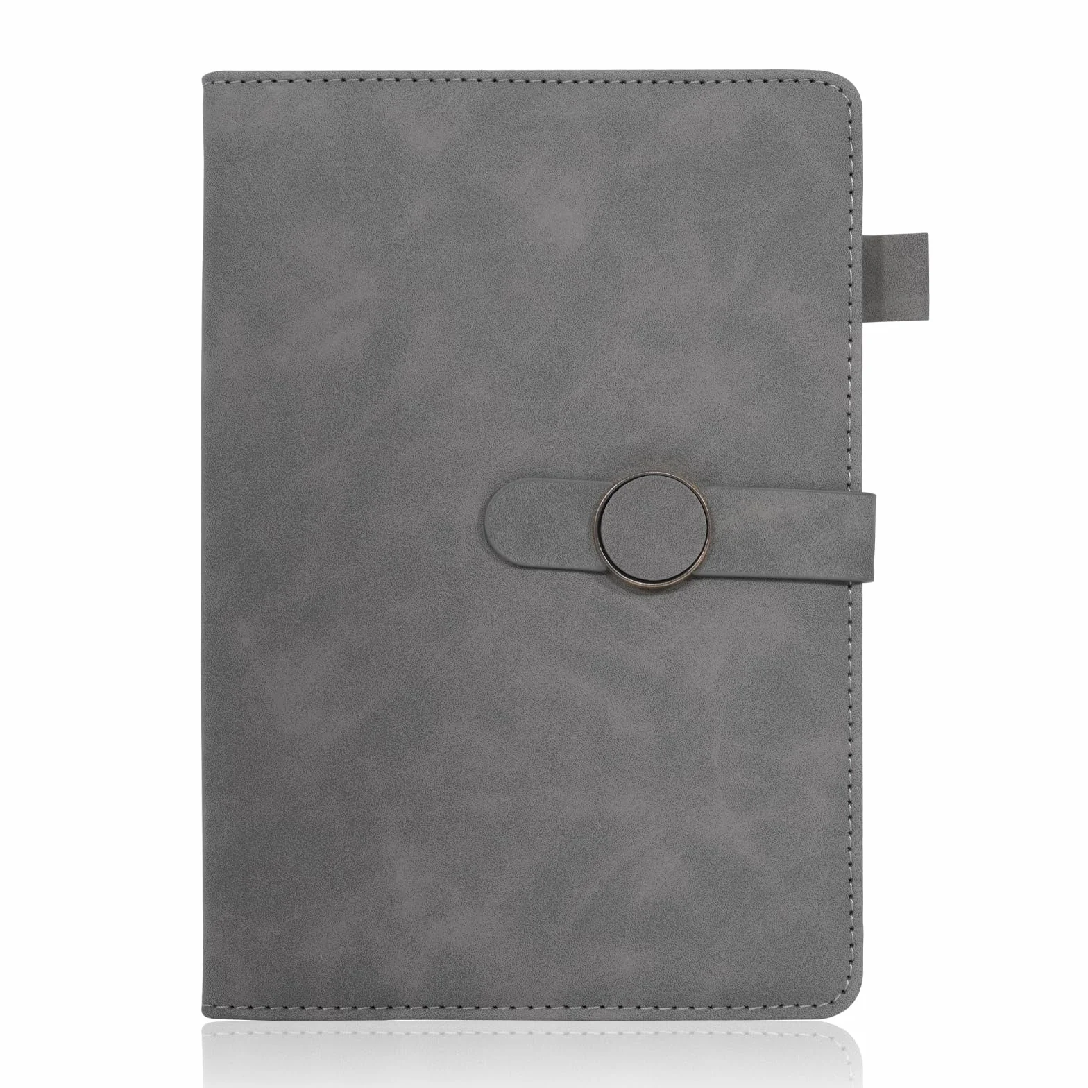 Quaderno con righe di 200 pagine, quaderni per donne e uomini per prendere appunti e scrivere, formato A5 5,9 '' x 8,5 '', formato B5 6,9 '' x 9,9 '', grigio.