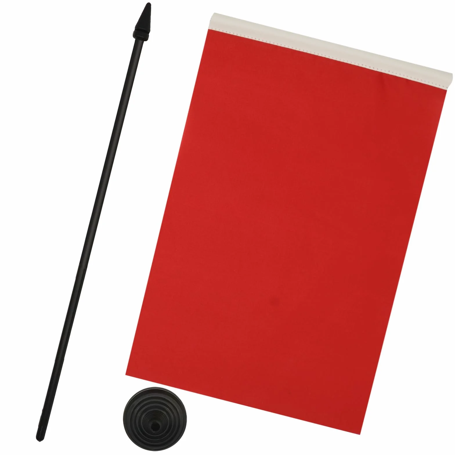 AZ FLAG Bandiera Da Tavolo Monocolore Rosso 21x14 cm