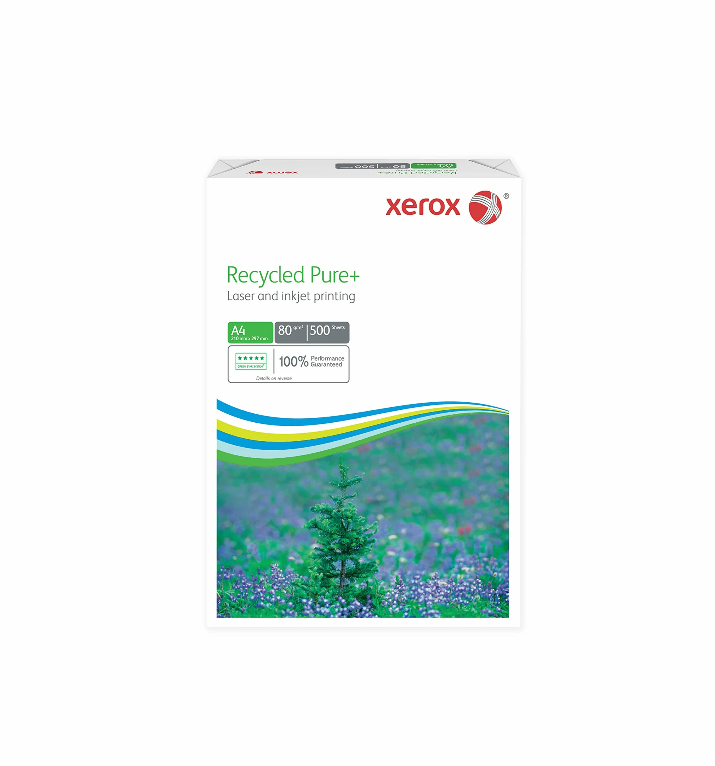 Xerox Recycled Pure+ - Carta riciclata bianca CIE 135-80 g/m² A4, 5 x 500 fogli