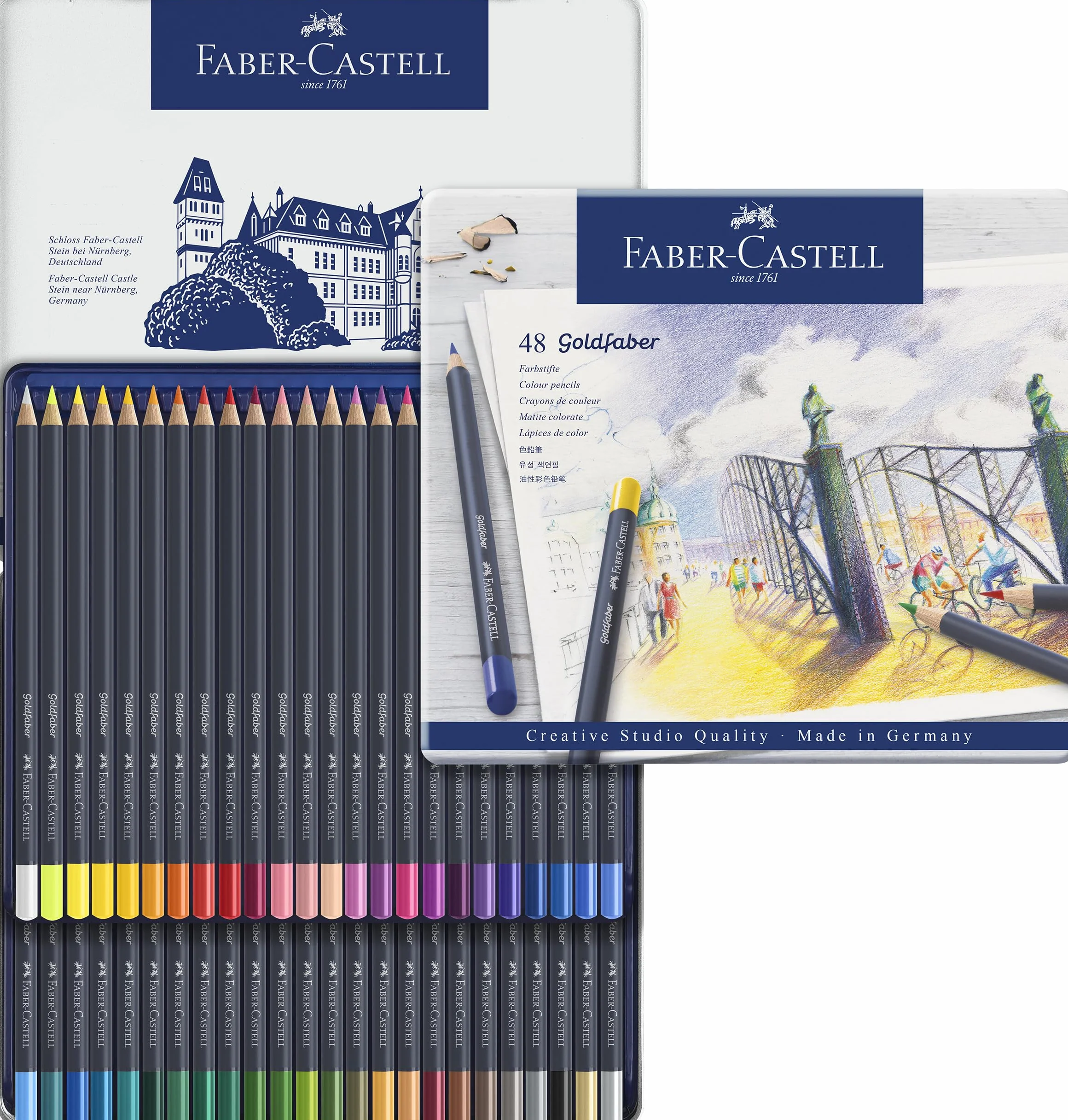 Faber-Castell 114748 Matite Colorate, 48