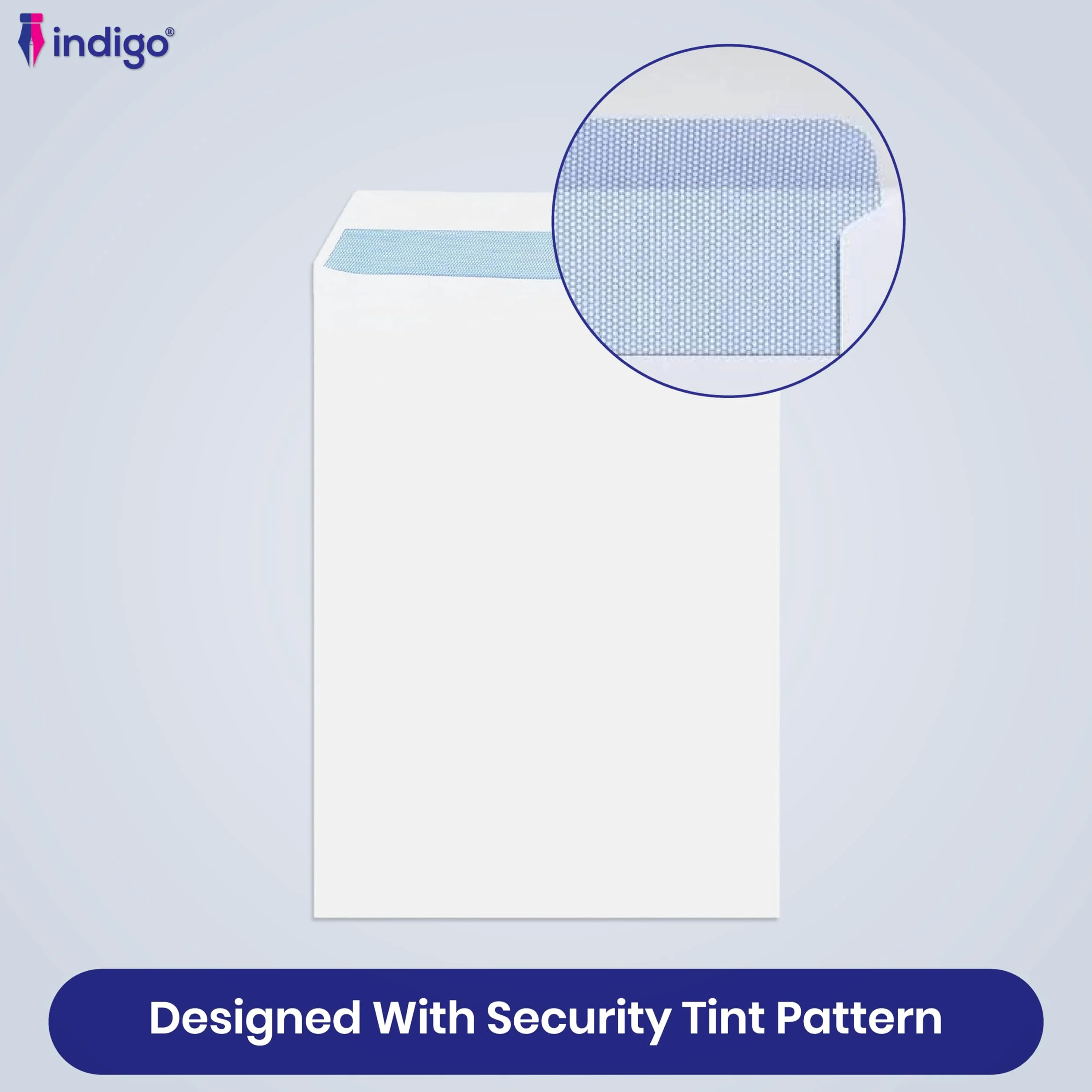 Indigo® Buste formato C4 con finestra autoadesiva, confezione da 250