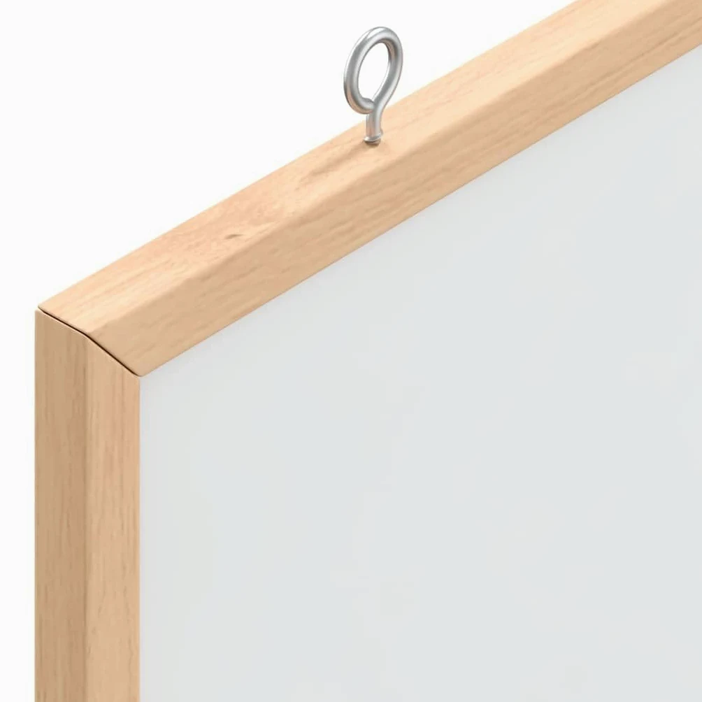 vidaXL Lavagna magnetica con cornice in legno di pino massiccio 100x55 cm