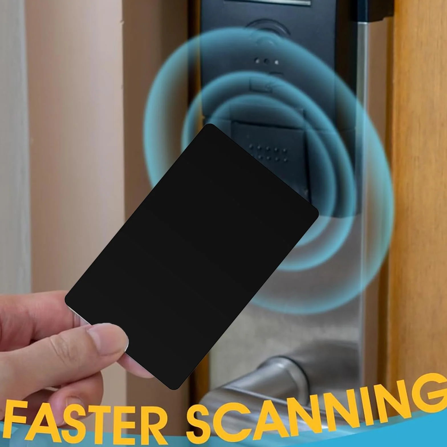 NTAG215 tag NFC riscrivibili 504 byte 24 pezzi nero