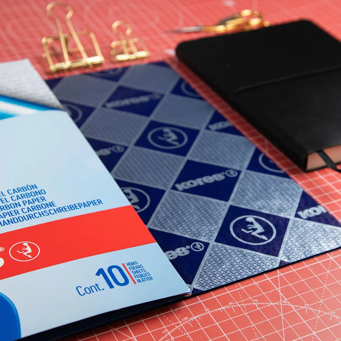 Kores Carta Carbone Blu A4 21 x 29,7 cm Confezione da 10 Fogli