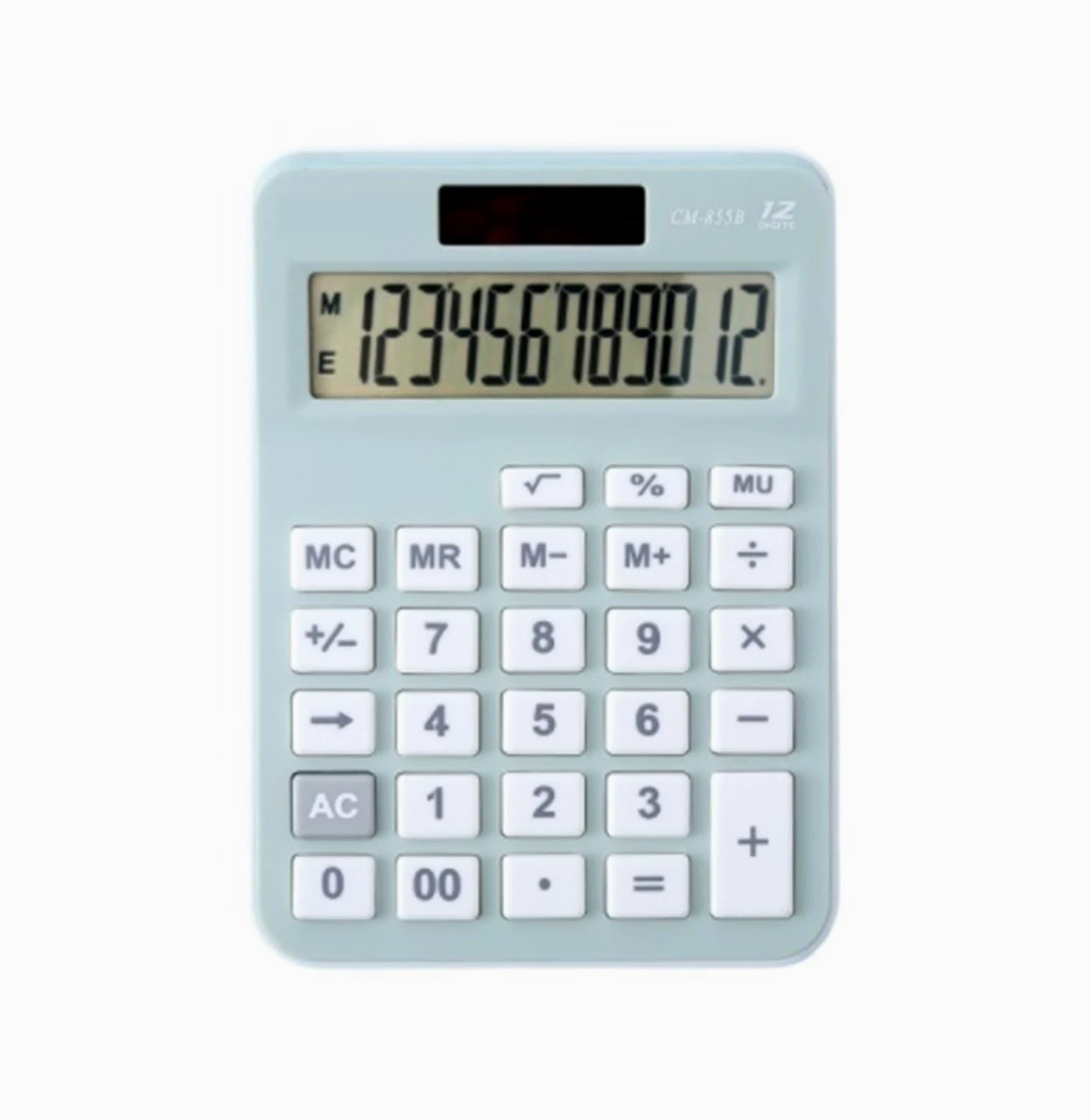 Strumenti Di Calcolo Calcolatrice Da Tavolo Multifunzionale Con Display A 12 Cifre Adatta For L'ufficio E L'uso Domestico Adatto Per Lo Studio(Grün)