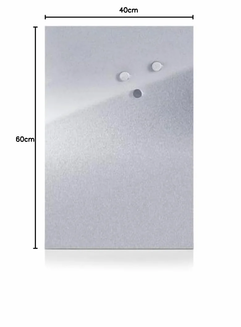 Zeller 11120 Bacheca Magnetica, Stainless Steel, Argento, 60x40x1.4 cm