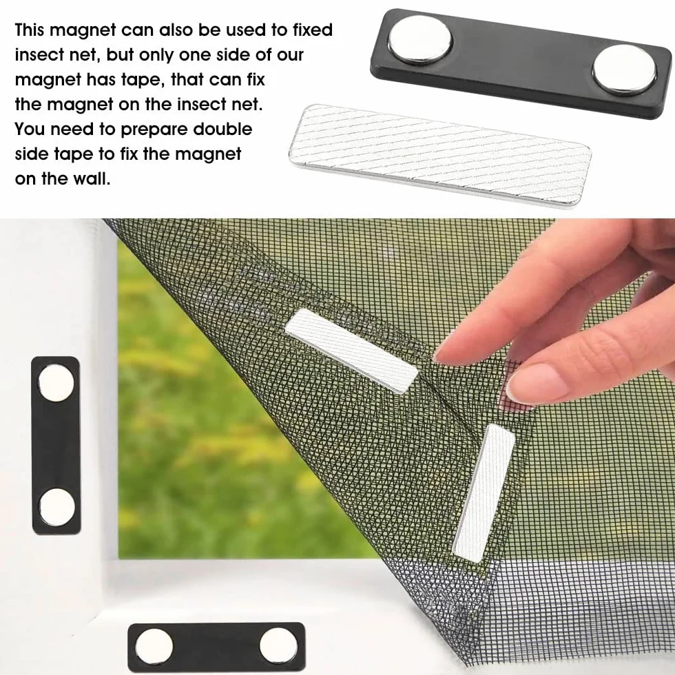 Badge Magnetico Autoadesive 12 Pezzi con 3 Potenti Magneti al Neodimio per Bavero Giacca