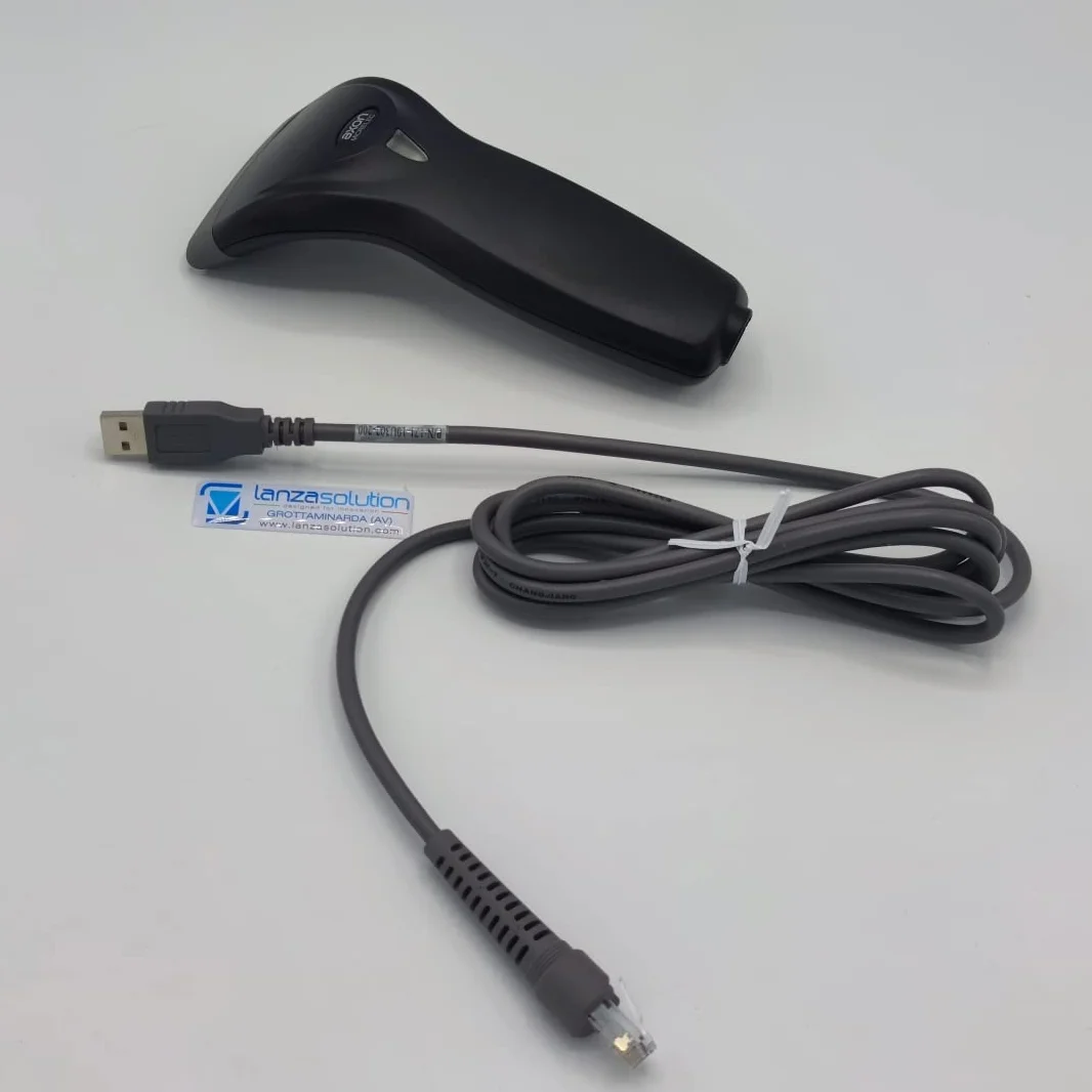 Lettore barcode USB ideale per farmacia e per registratore di cassa micrelec omologato lotteria scontrini con cavo RS-232 + cavo USB