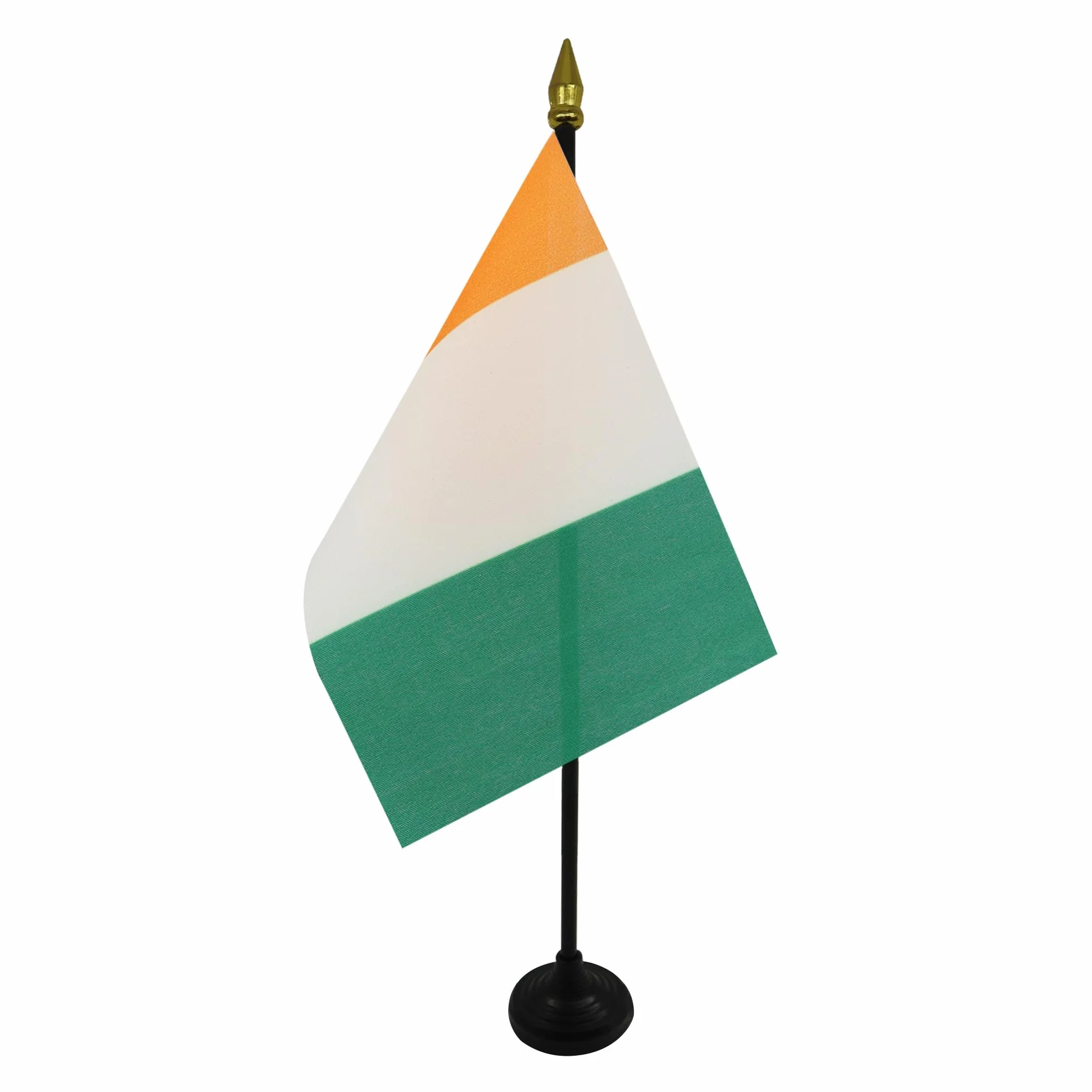 AZ FLAG Bandiera da Tavolo Costa D'Avorio 15x10cm Punta Dorata