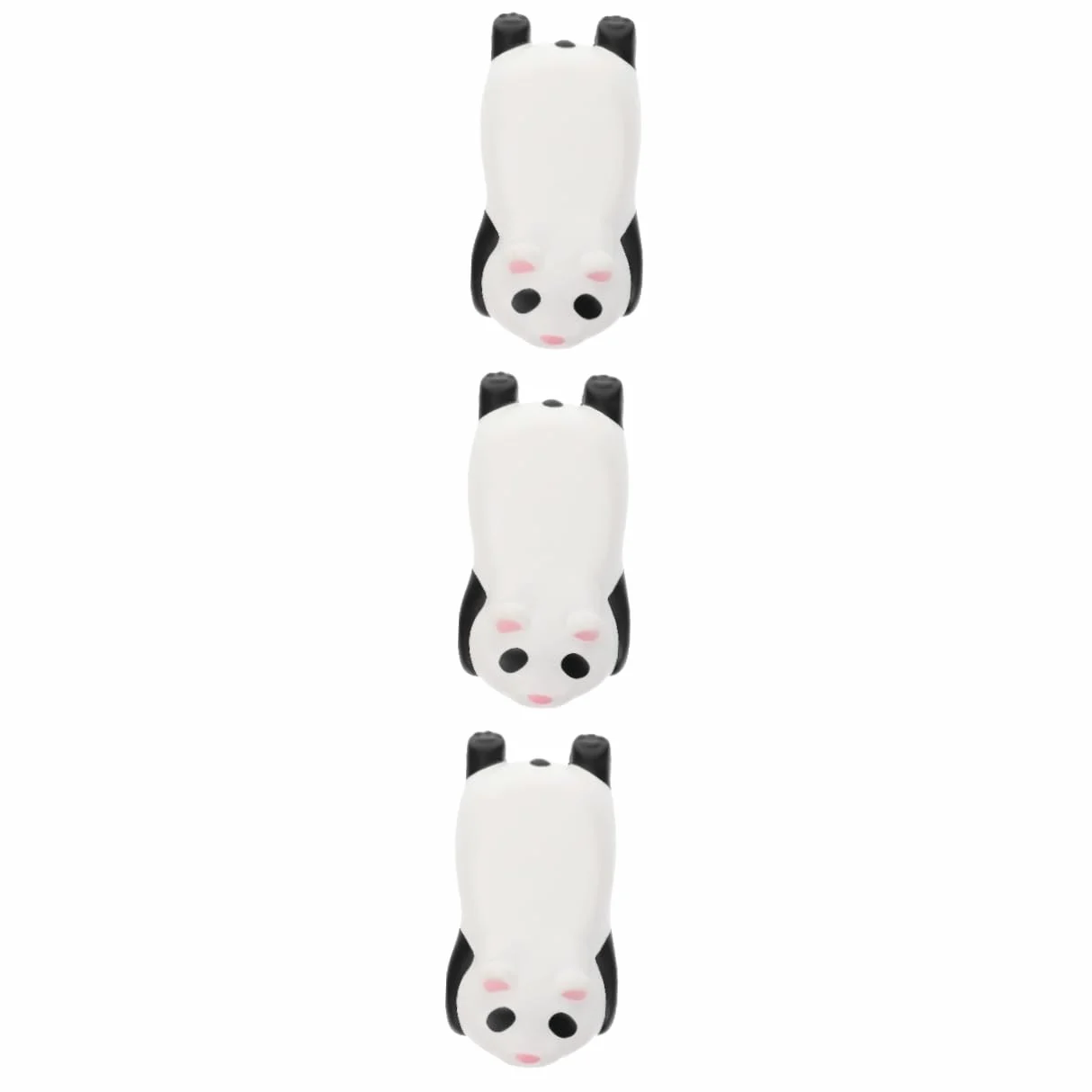 LALAFINA 3pezzi Cuscino Ergonomico Per Polso Forma Di Panda Poggiapolsi Mouse Pu Per Ufficio e Casa Supporto Per Polso Morbido e Leggero Tappetino Mouse Portatile Con Design Carino Per