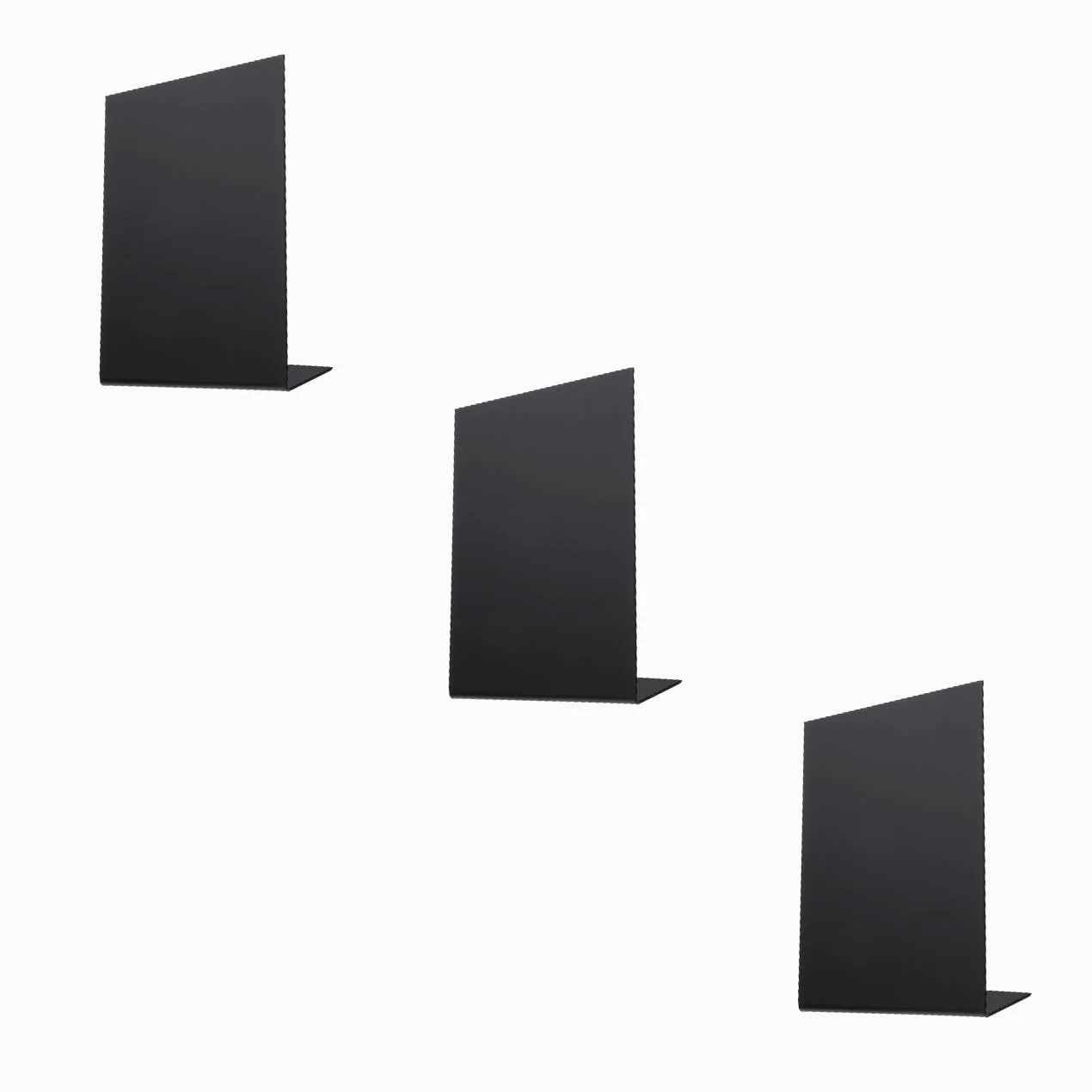 Ciieeo 3pezzi Lavagna Cancellabile Per Decorazioni Da Tavolo Lavagnetta Piccola Per Matrimoni e Eventi Base Solida e Design Elegante Perfetta Per Casa e Ristoranti Nera