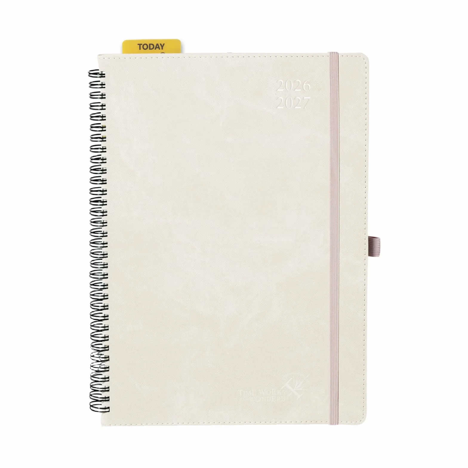 POPRUN Agenda settimanale accademica 2026-2027, di grandi dimensioni, 21 x 29,8 cm, da luglio 2026 a giugno 2027, calendario rilegato a spirale con layout verticale, fessure orarie, copertina morbida