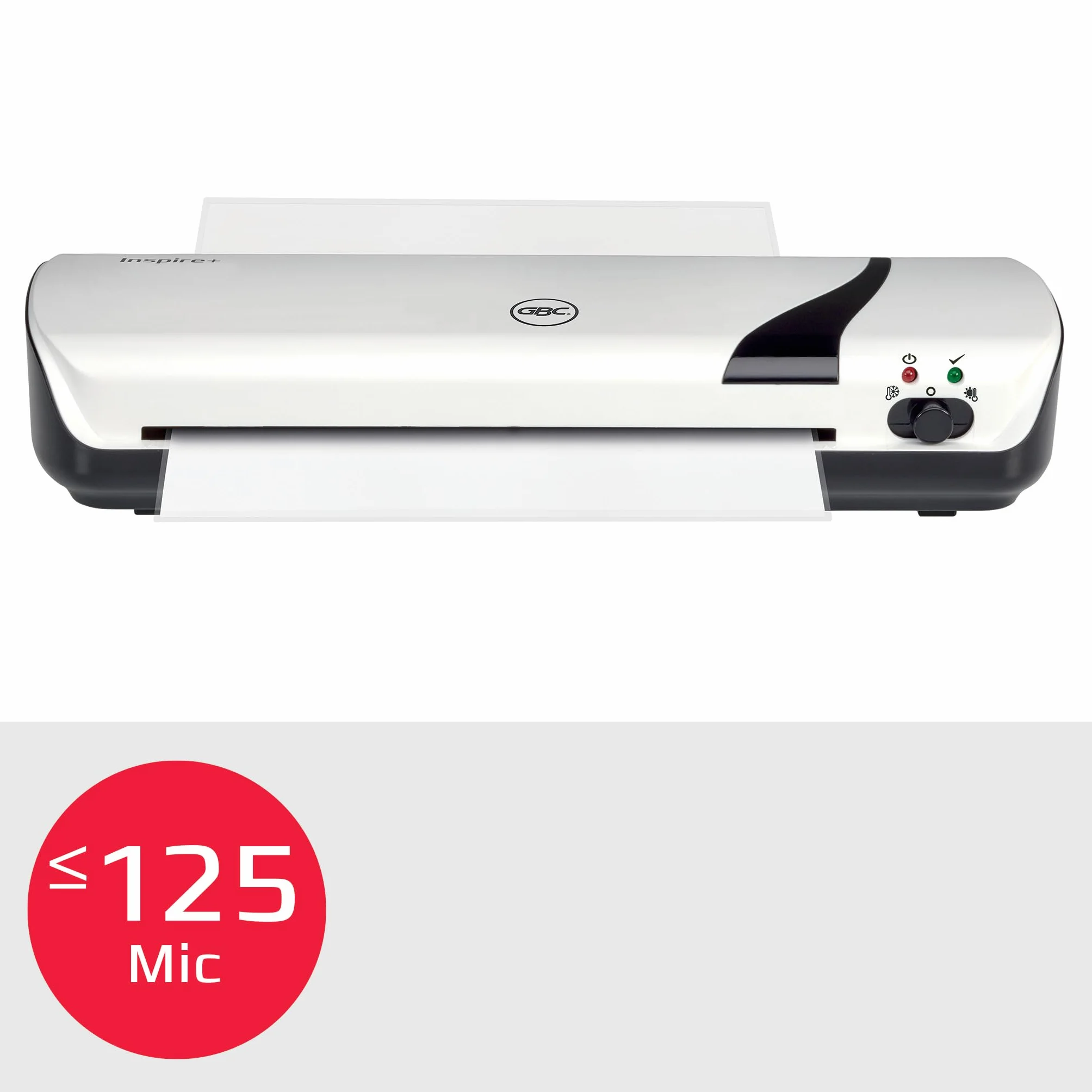 GBC Inspire+/Rexel Style 2104511 - Laminatrice A4, con 5 buste per plastificazione a freddo e termica, formato A4, tempo di riscaldamento rapido di 4 minuti, ideale per casa e ufficio, colore: bianco