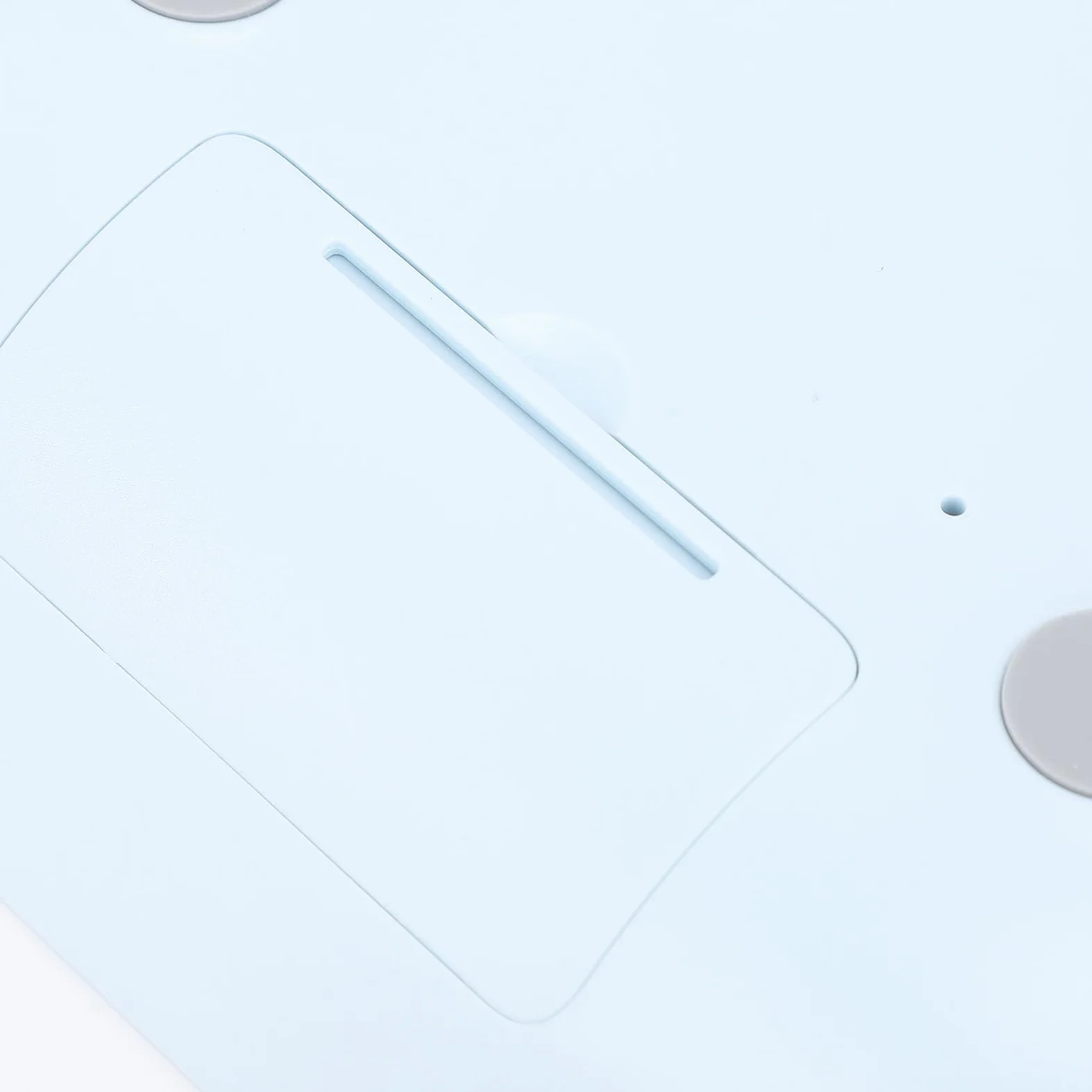 Fabater Calcolatrice Meccanica, 24 Tasti Interruttore Blu Tasti Meccanici Display LCD Copritasti Rimovibili Calcolatrice da Tavolo, Carina con Cuscinetti Antiscivolo e Risparmio Energetico per (BLUE)