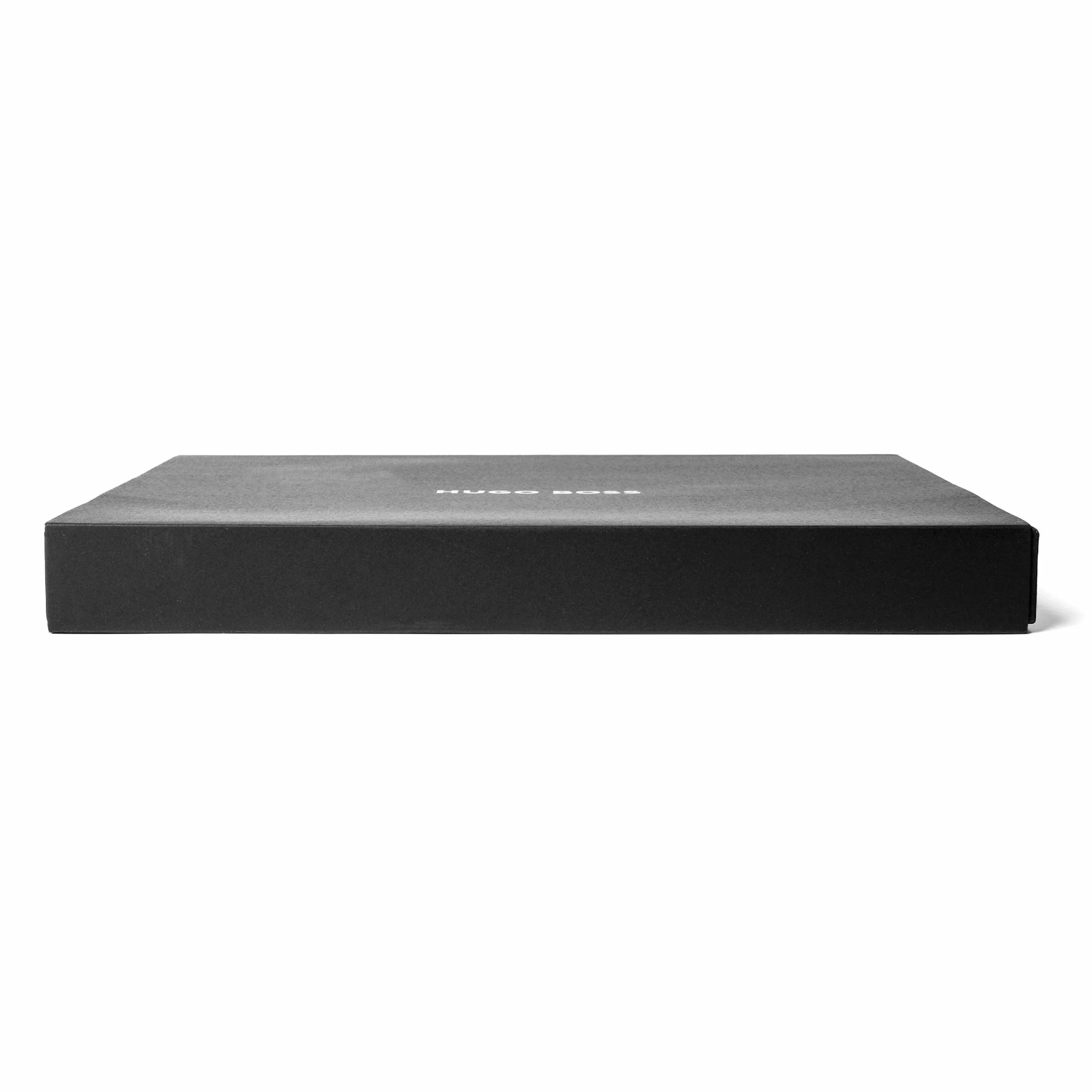 Hugo Boss Cartellina Rigata Nero A4