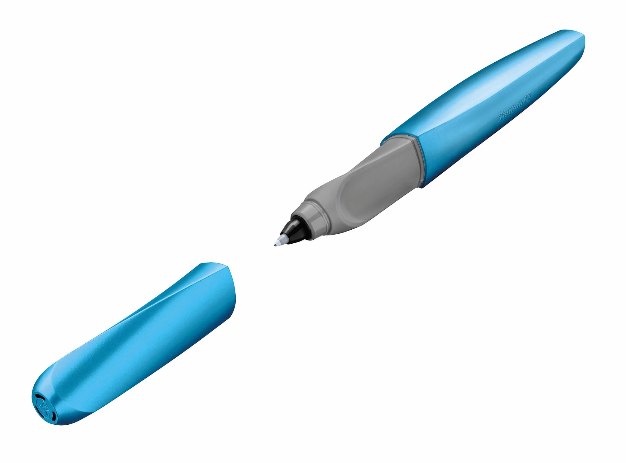 Pelikan Twist Frosted Blue Penna Roller Sferografica Ergonomica Punta M Indeformabile Ricaricabile