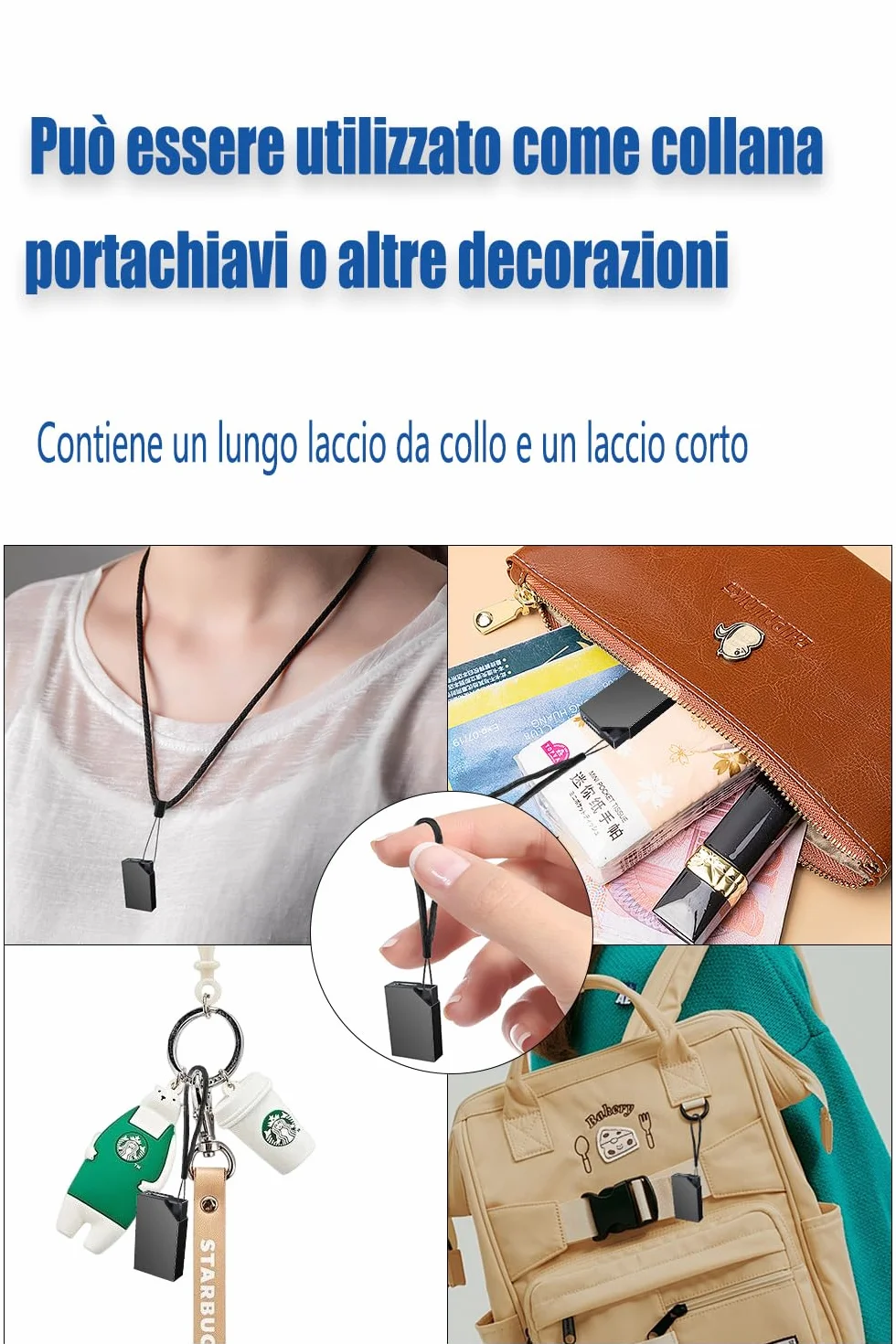 Registratore Vocale con, Memoria da 64GB, Ricaricabile USB, Registratore Vocale Spia e Funzioni Attivazione Vocale, Penna Mini Registratore Vocale Spia, per Lezioni, Riunioni, Interviste