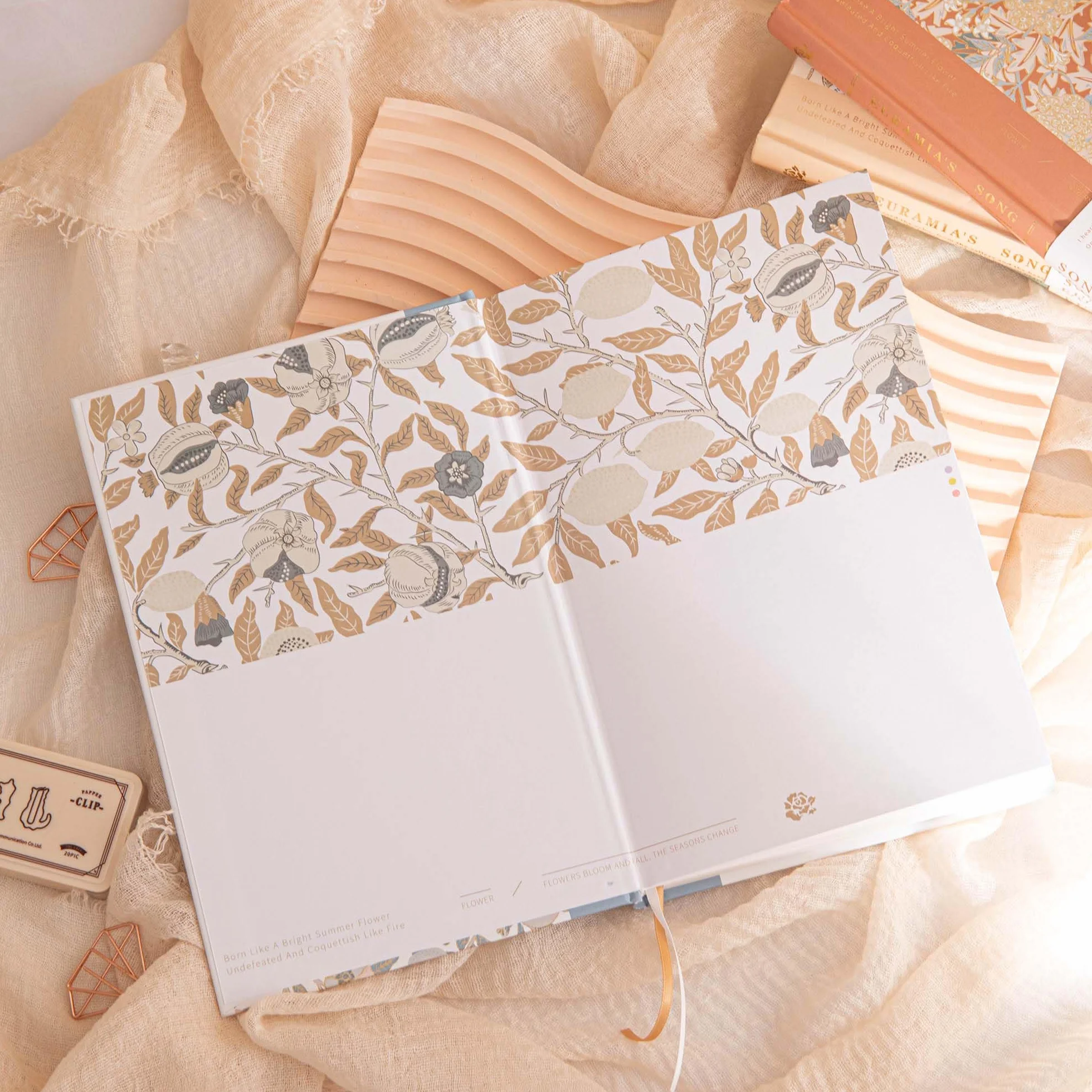 TIEFOSSI Quaderno a Righe Copertina Rigida Donna A5 Premium 100g/m² 224 Pagine per Scrivere Lavoro Appunti