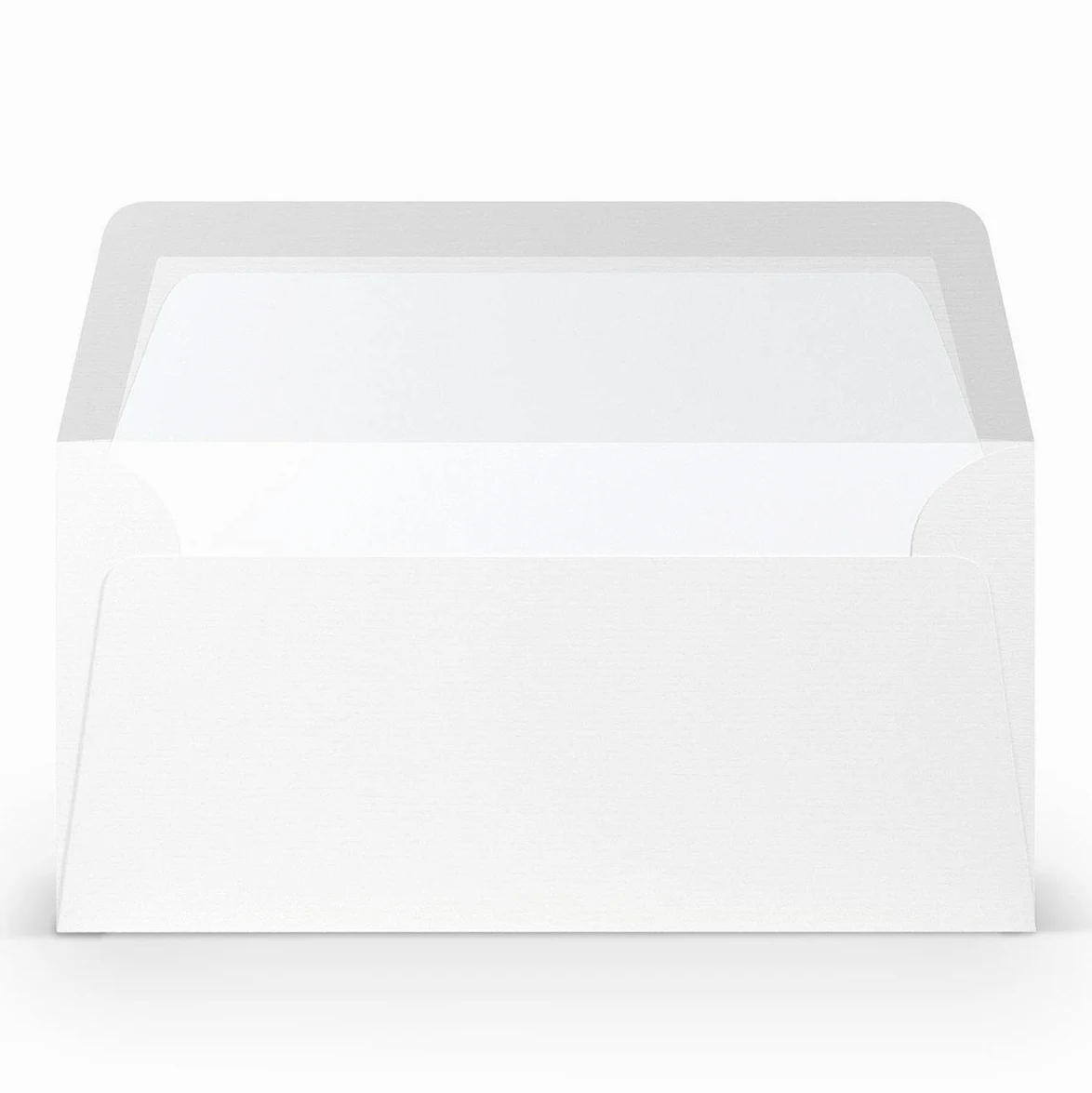 PAPERADO Buste DIN lunga/DL – Colorate 100 G/Mq – Apertura larga chiusura a lembo 150 Bianco a costine