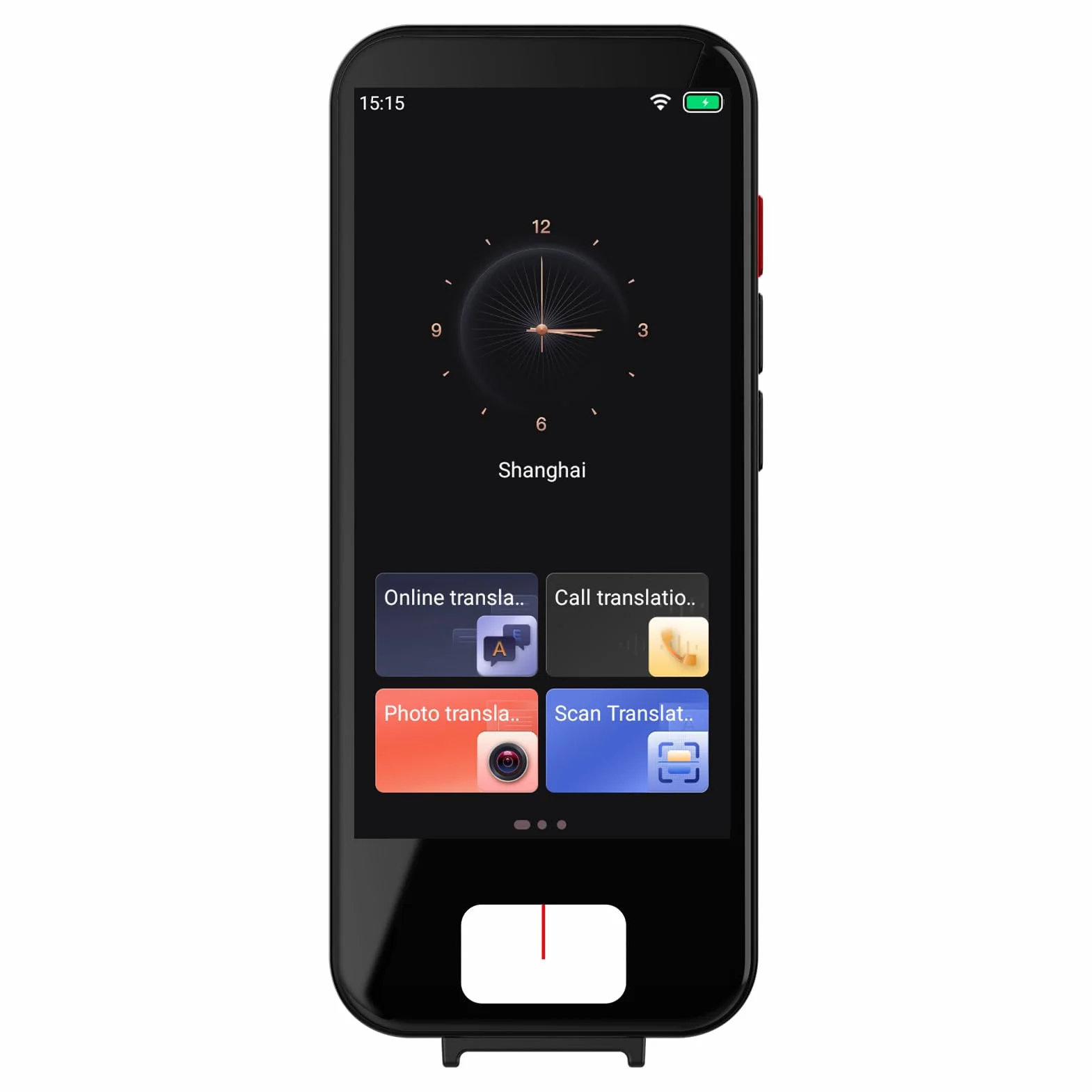 Zunate Dispositivo di Traduttore Linguistico Portatile, Registrazione Intelligente con funzionalità Offline per Viaggiatori e Professionisti