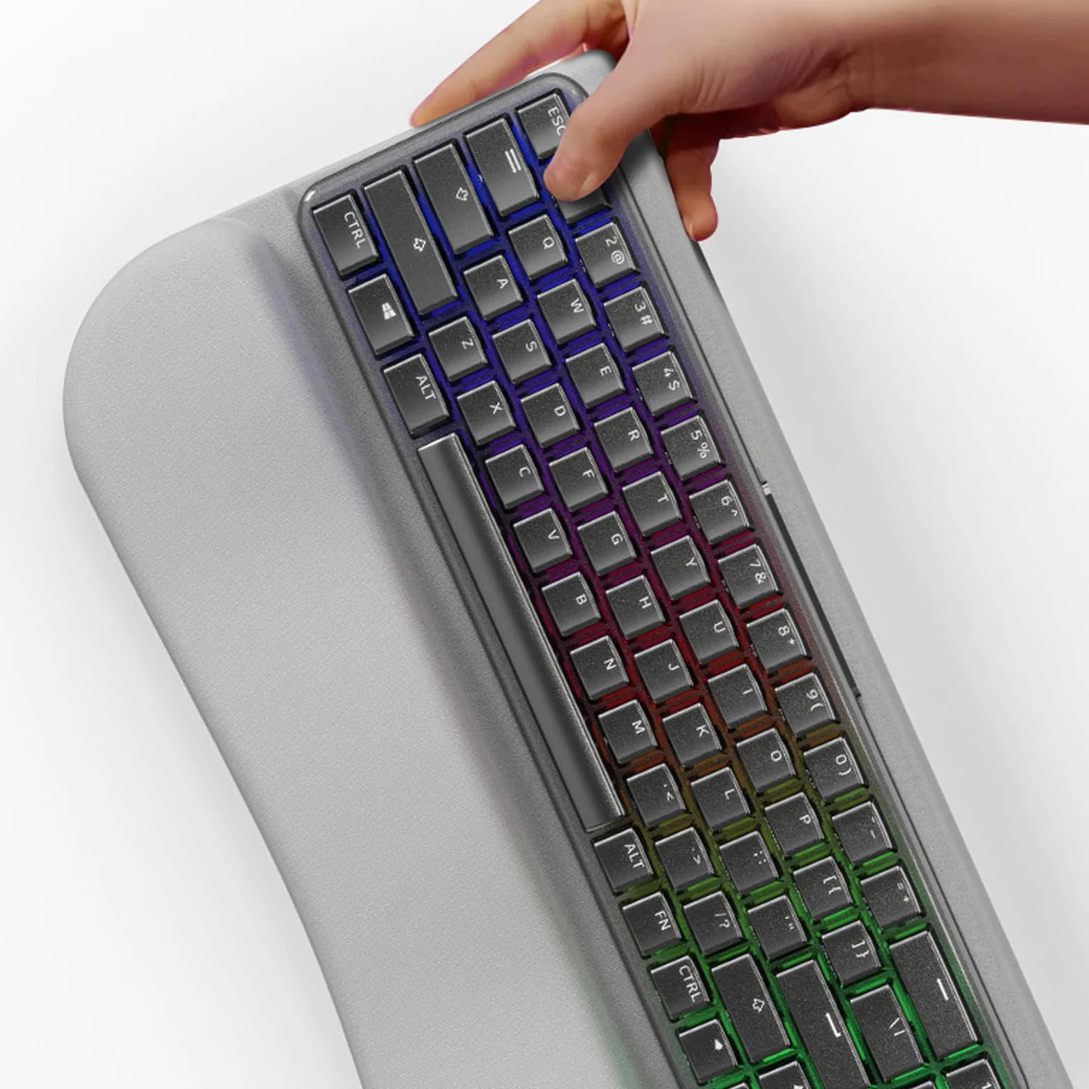Poggiapolsi ergonomico con tastierino in silicone che offre comfort semplice manutenzione in casa e in ufficio Polso antiscivolo per la digitazione