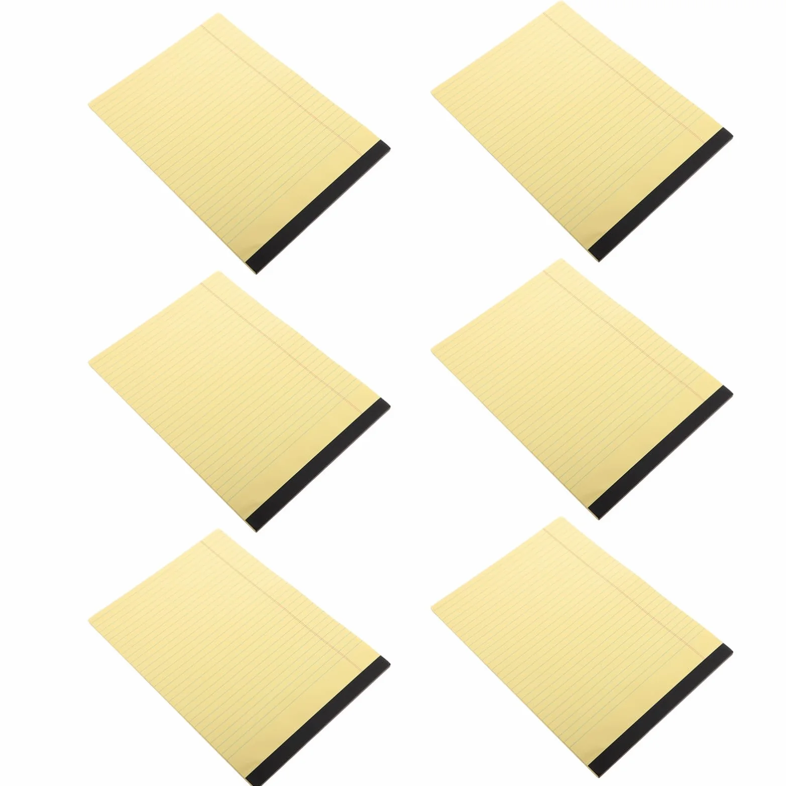 Blocco Note Carta Cellulosa Giallo A4 con Pagine 6 e Layout a Sezioni per Organizzare e Ufficio