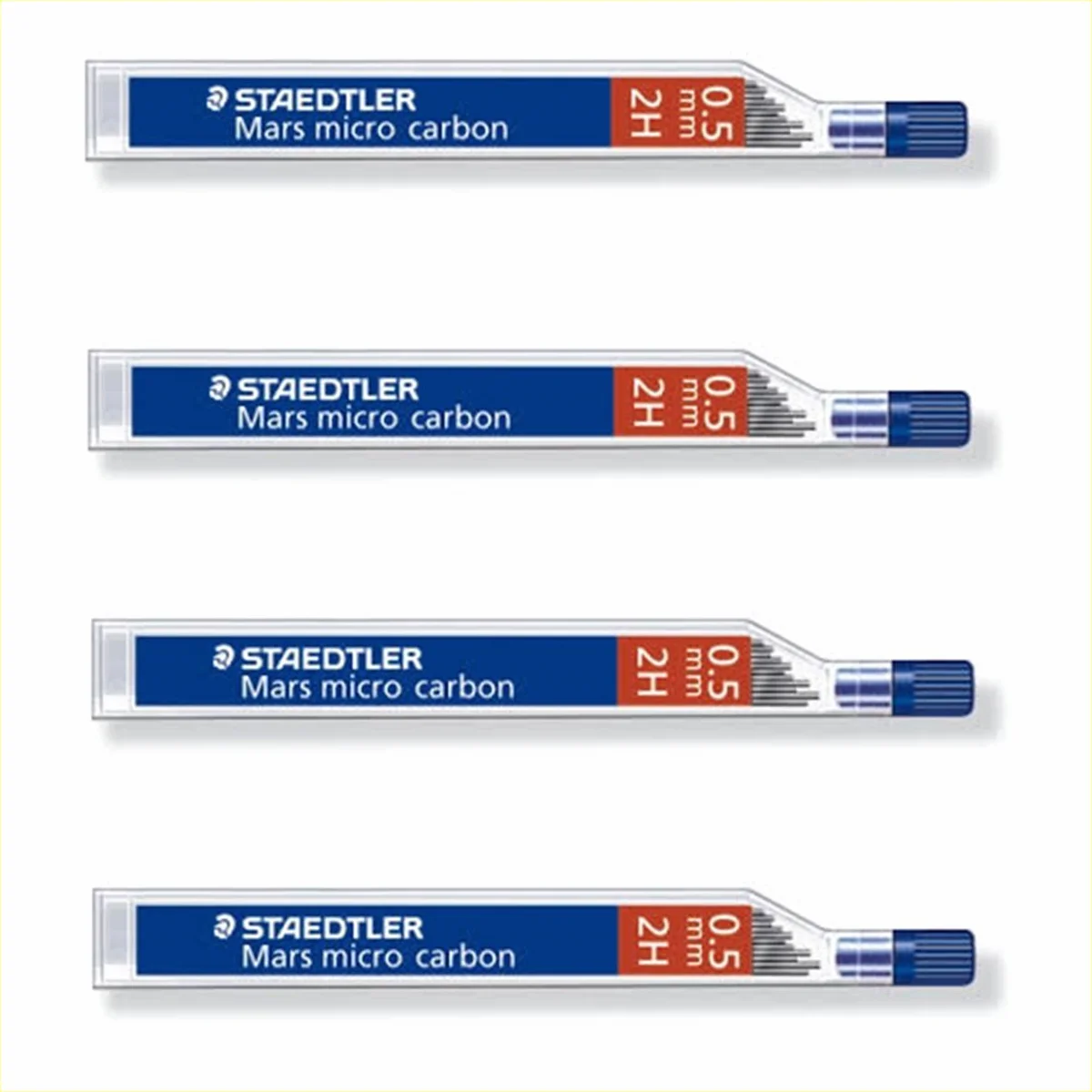 Staedtler Mars Micro Carbon 250 0.5 mm 2H Portamine 4 tubi/confezione 48 cavi