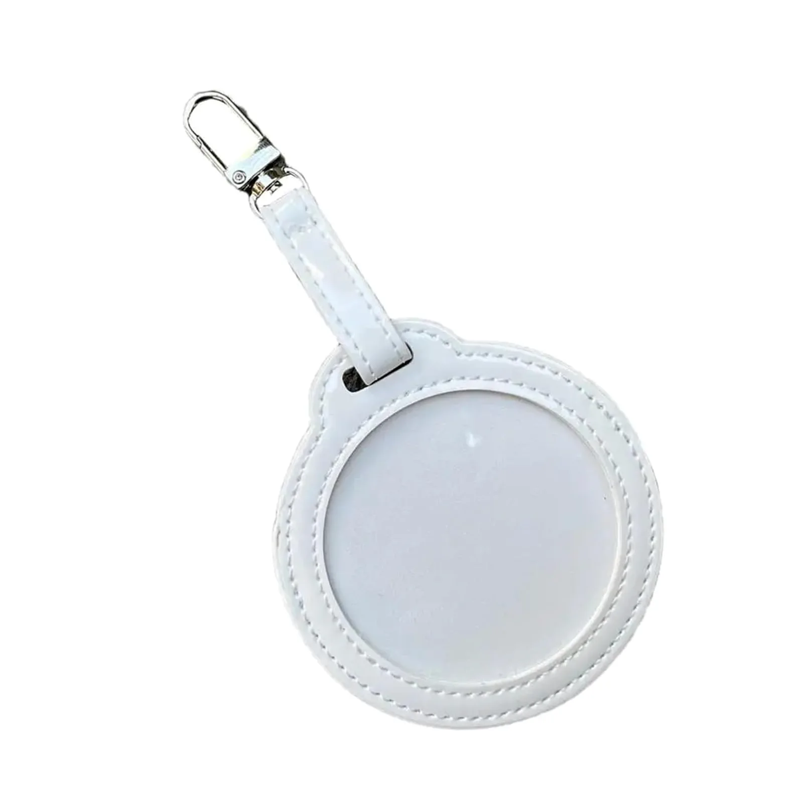 Porta badge, 10 pezzi, porta badge con ciondolo in pelle, borsa protettiva portatile, accessori periferici, porta badge per studenti, carte bancarie (colorato per 58 mm)