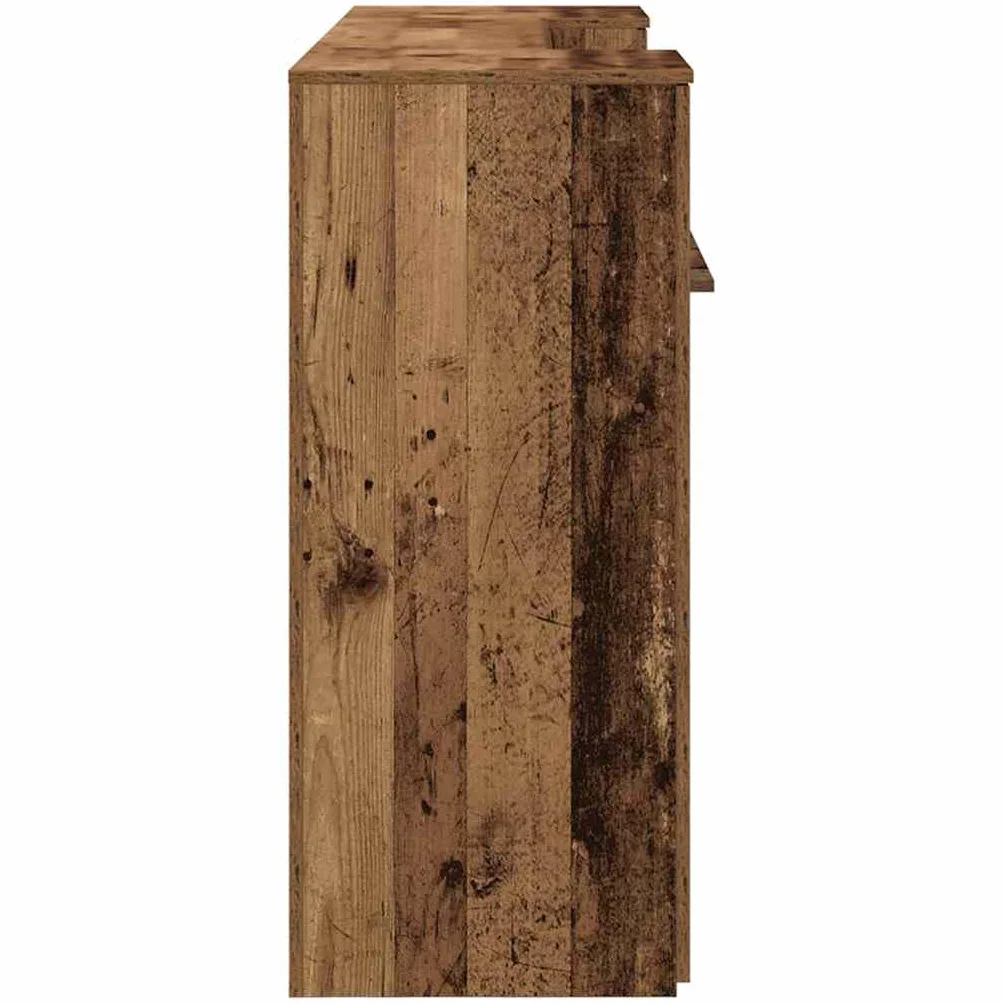 vidaXL Banco Reception Legno Vecchio 200x50x103,5 cm Legno Multistrato, bancone Reception, bancone Reception Salone, bancone Reception Bar, Front Desk