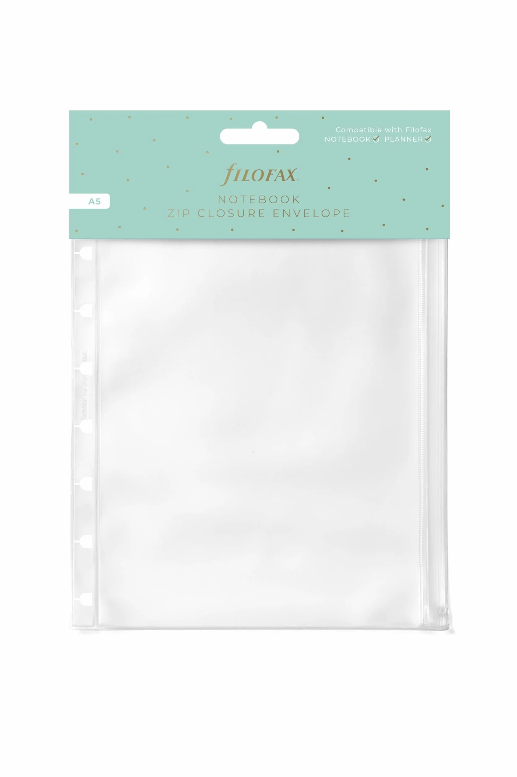 Filofax Quaderno A5 ricaricabile con busta con apertura a zip