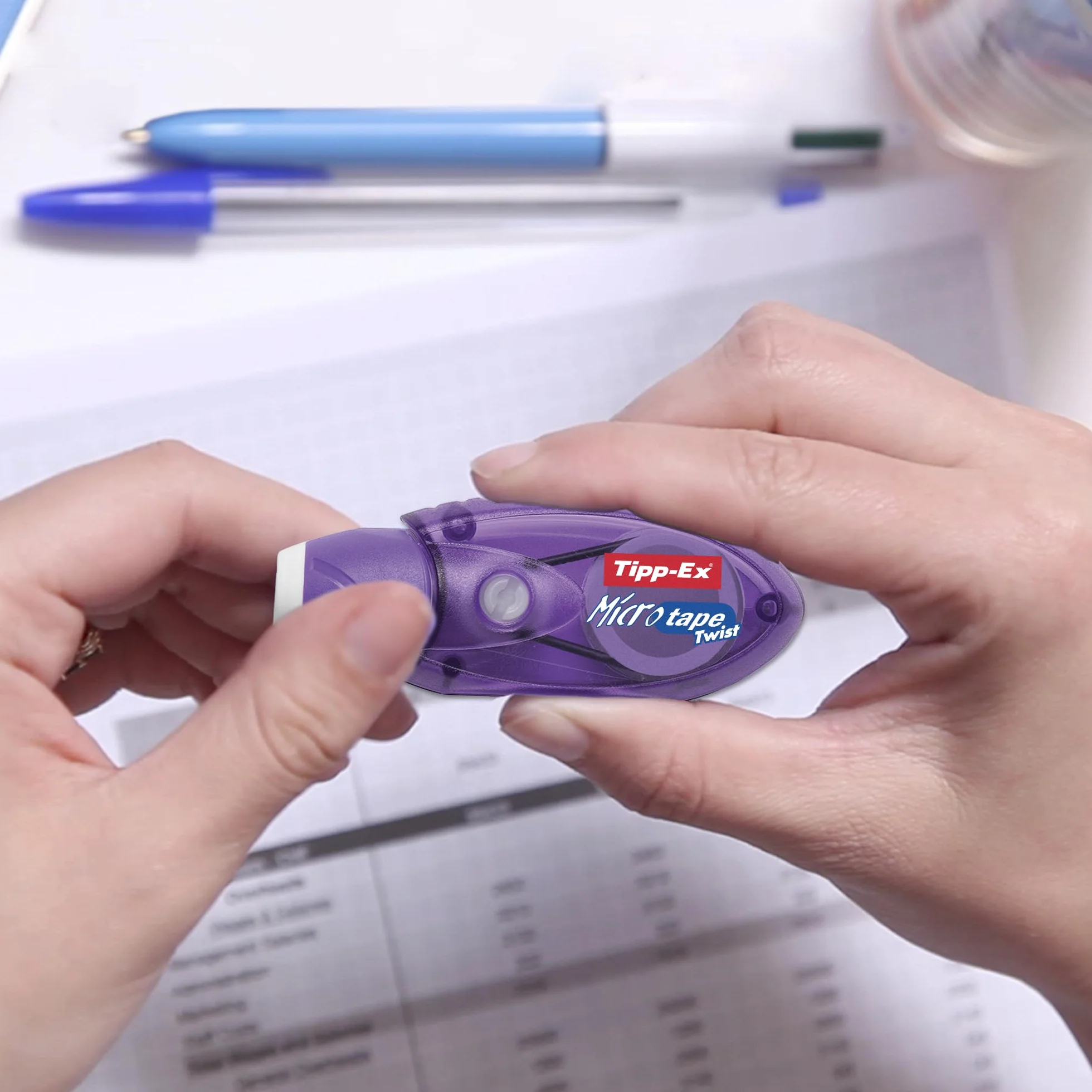 Tipp-Ex Correttore a Nastro Micro Tape Twist, Confezione da 10 Unità