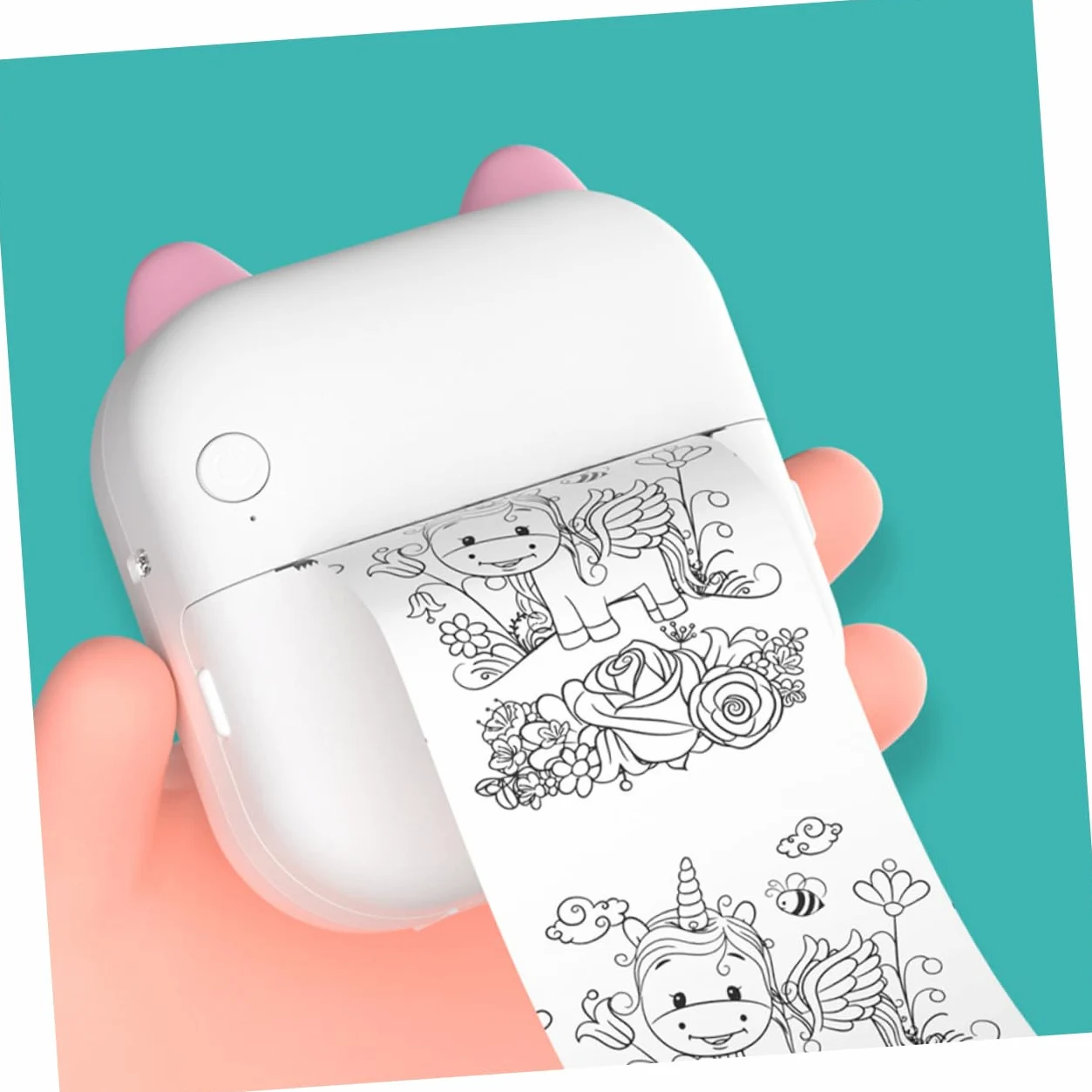 DOITOOL Stampante Etichette Portatile Mini Termica Tascabile Wireless Senza Inchiostro Per Foto Etichette Domande Sbagliate Adesivi Messaggi Elenchi Registri